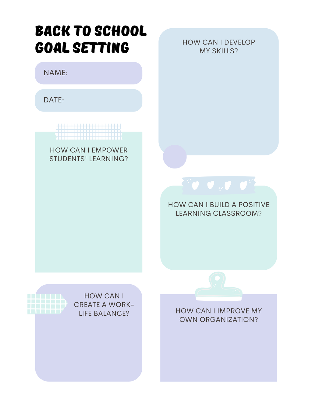 Back -to-school Planner