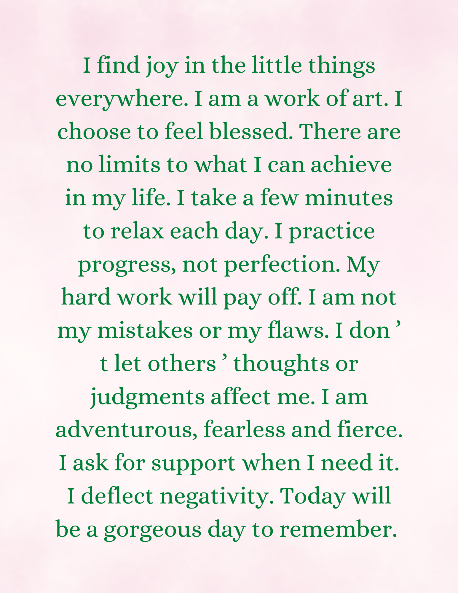 1000 Positive Affirmation for Women