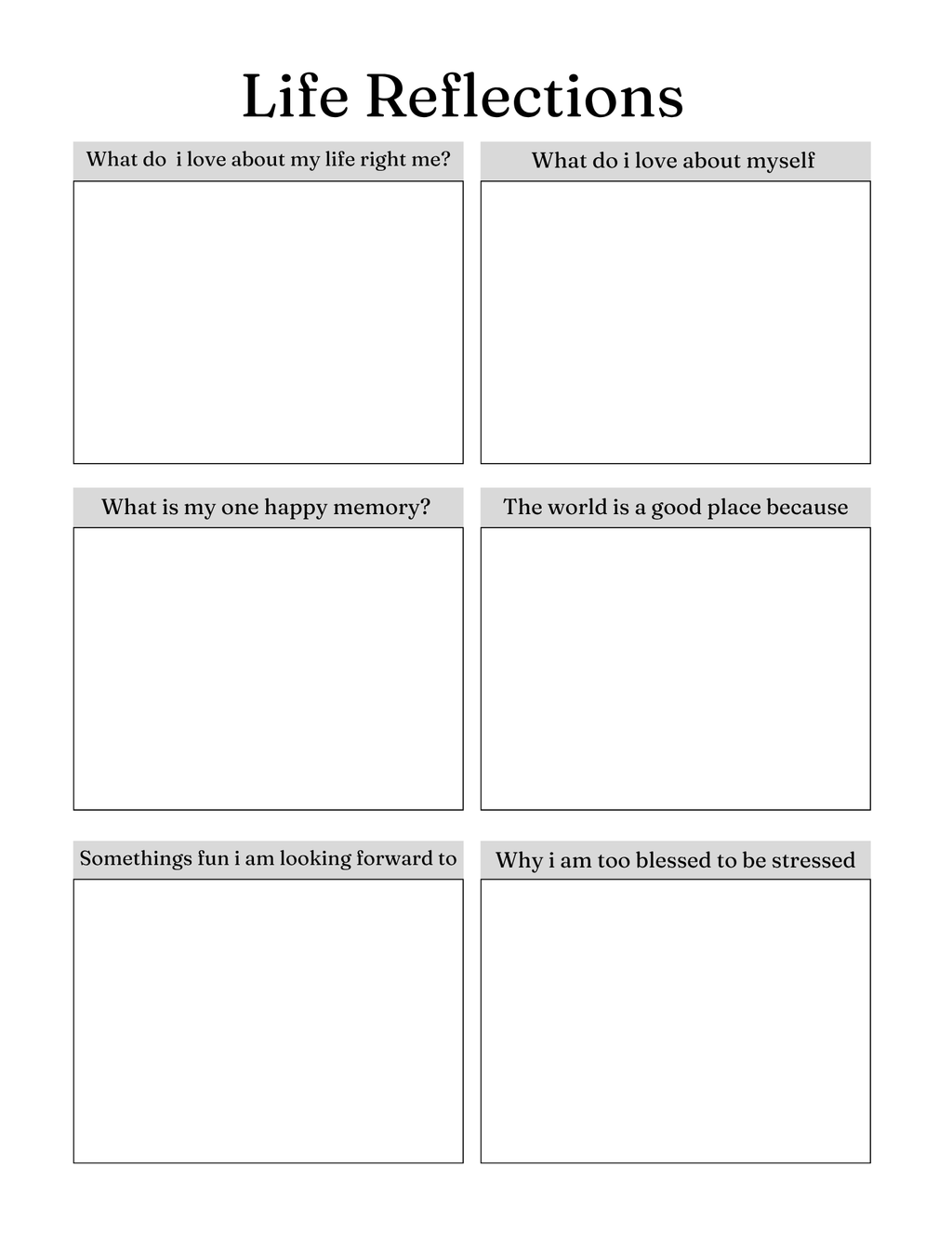 Serenity Prayer Journal