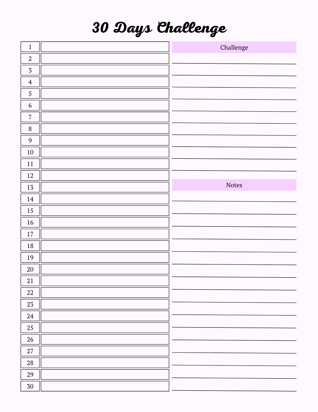 Colorful Self Care Planner