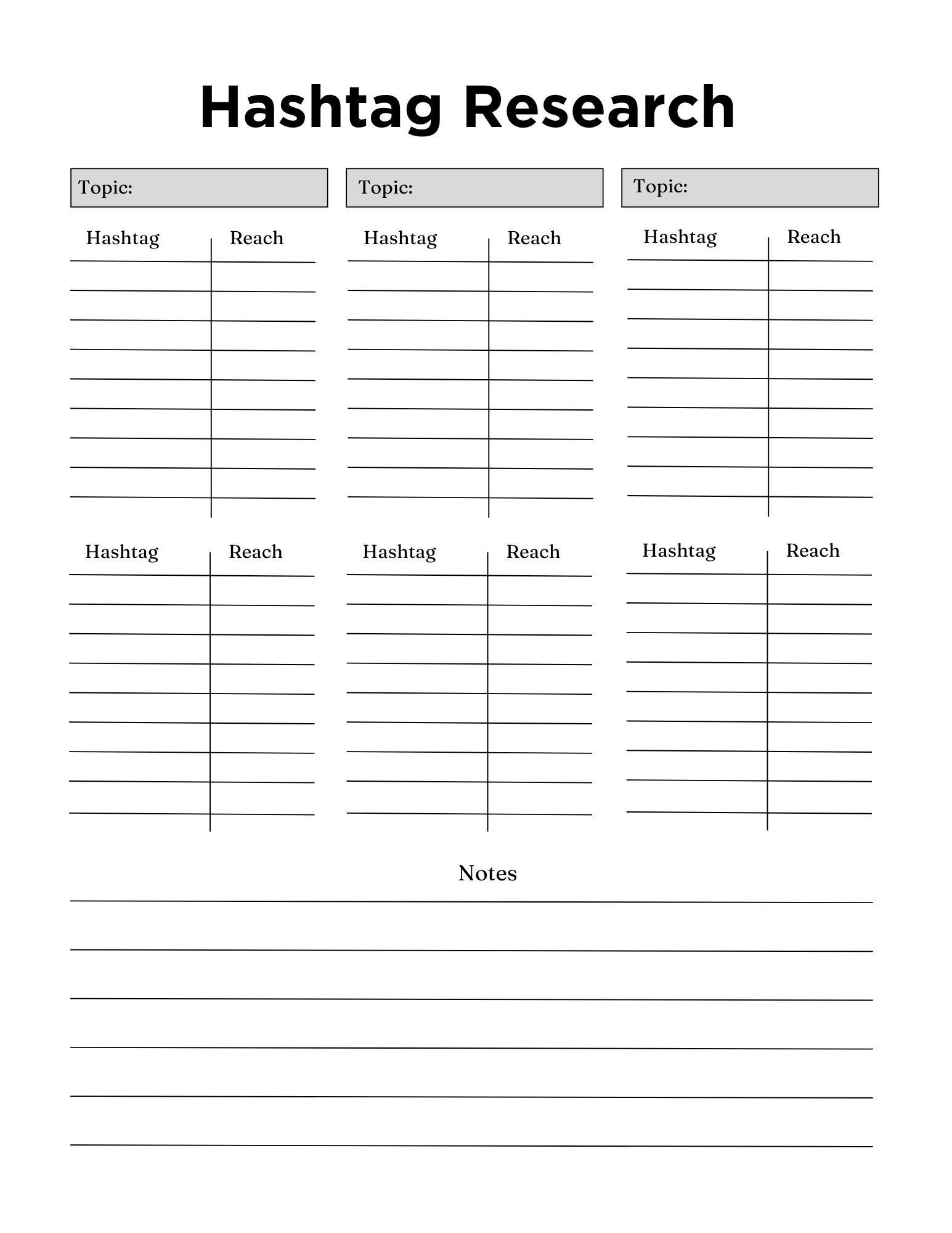 Side Hustle Planner