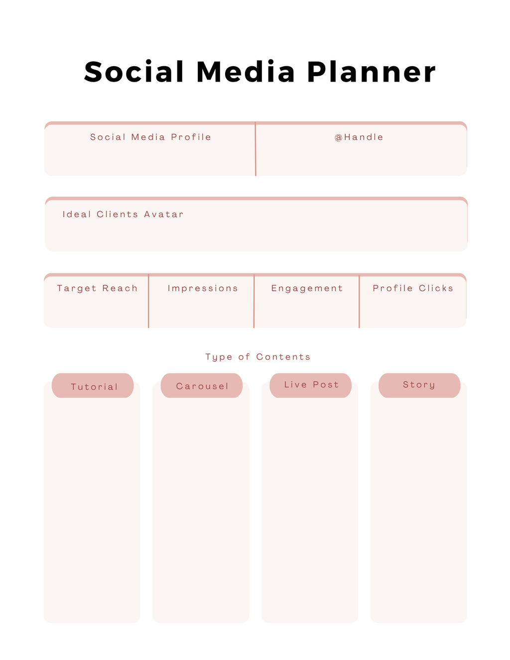 115 Pages Editable Canva Template