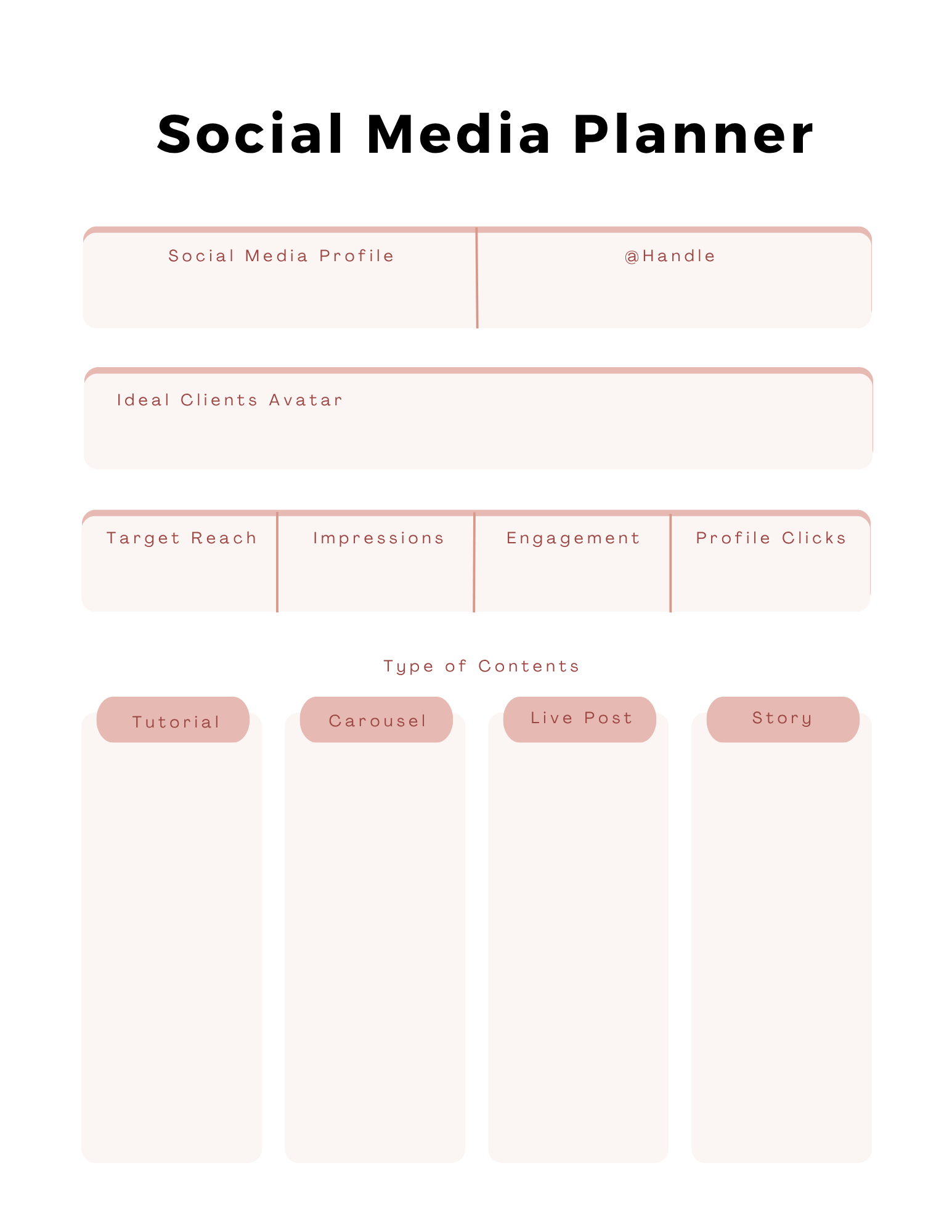 115 Pages Editable Canva Template