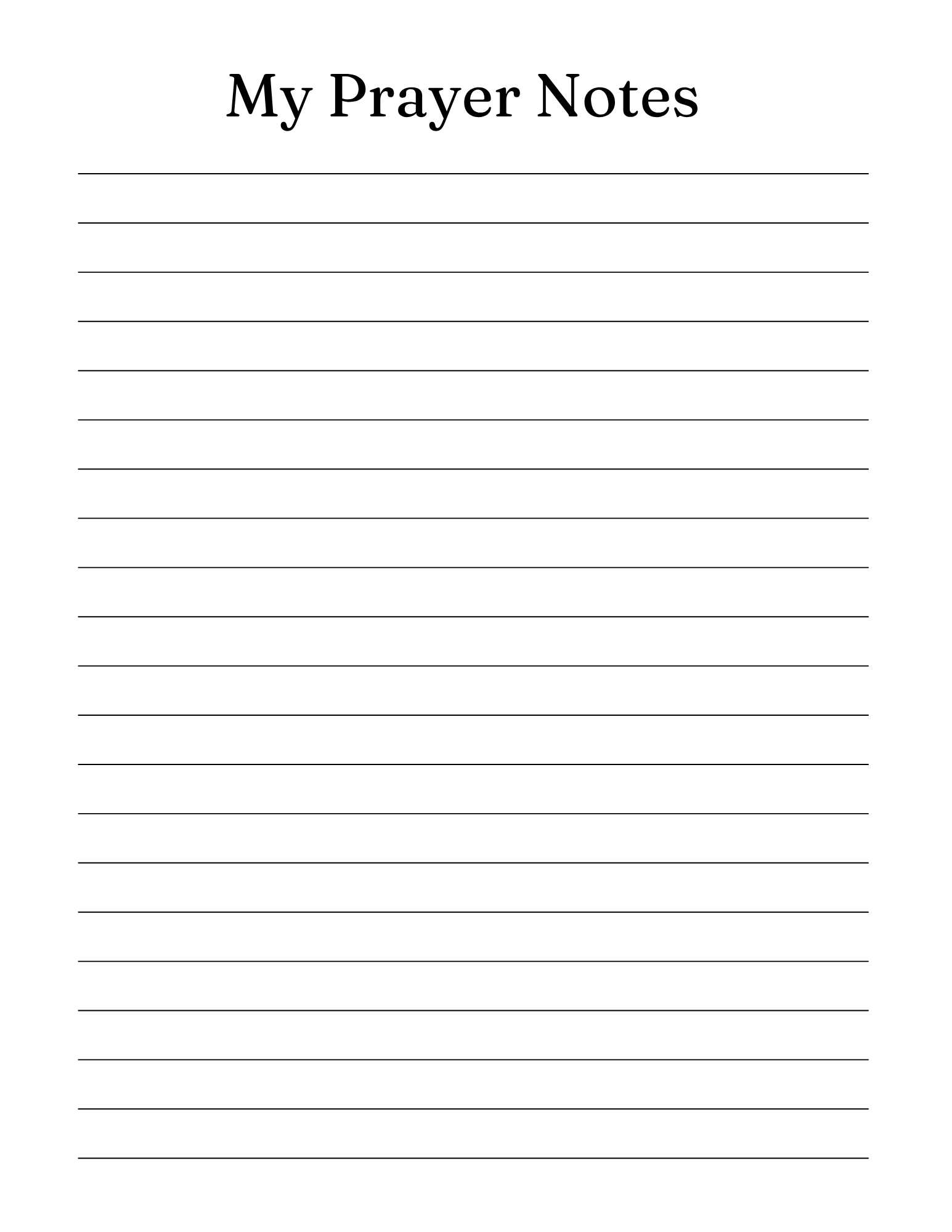 Serenity Prayer Journal