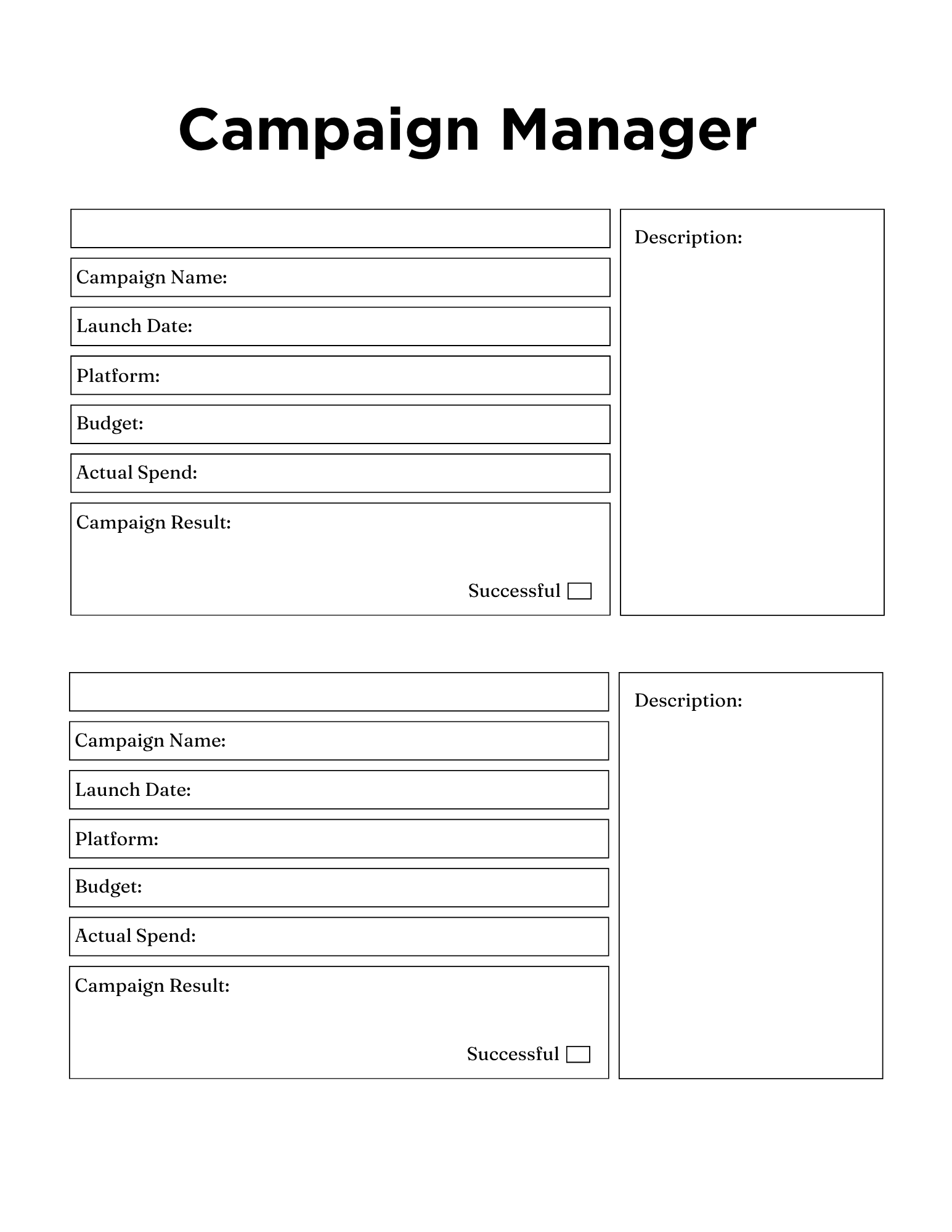 Side Hustle Planner