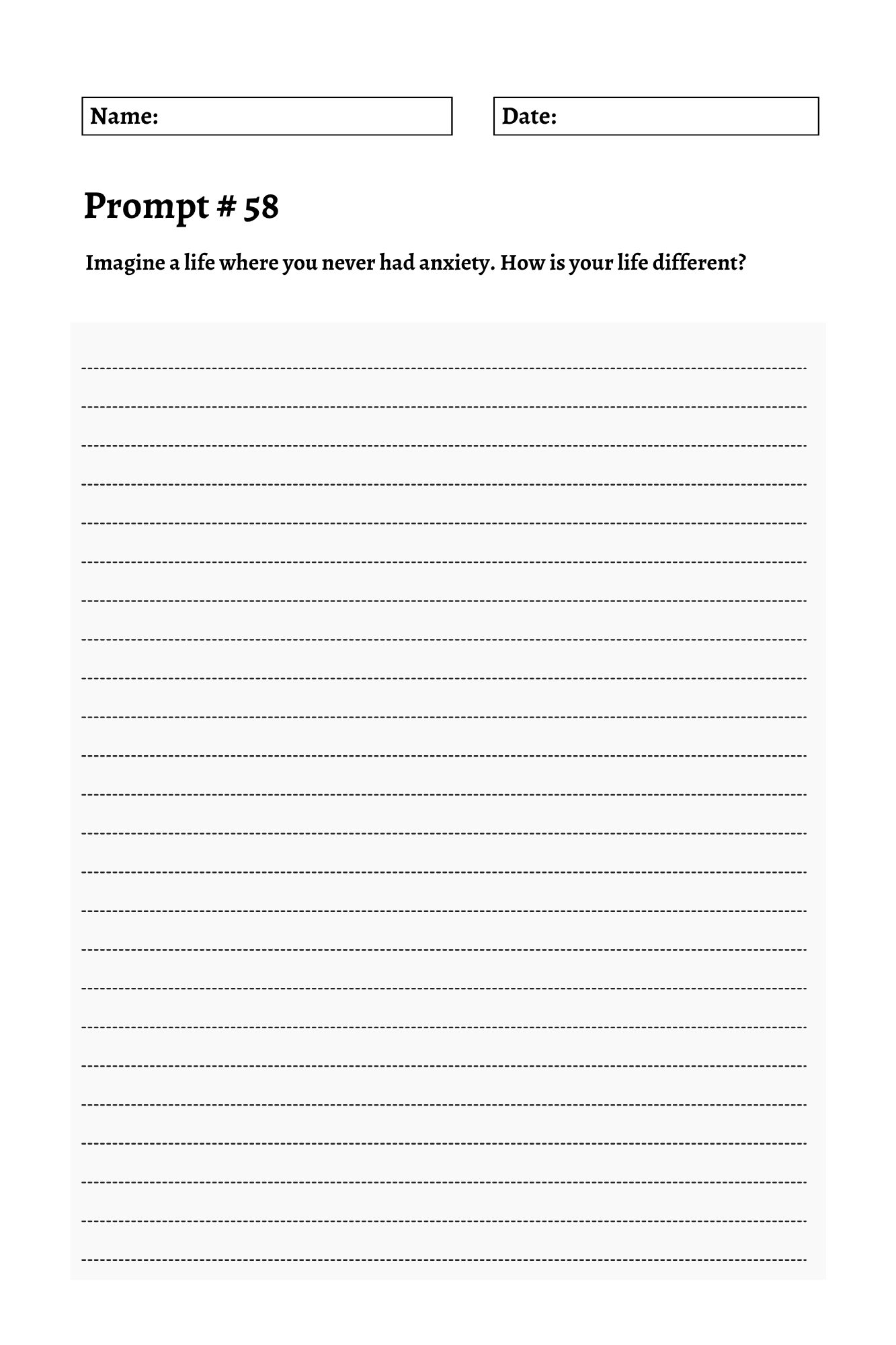 200 Mental Health Journey Prompts