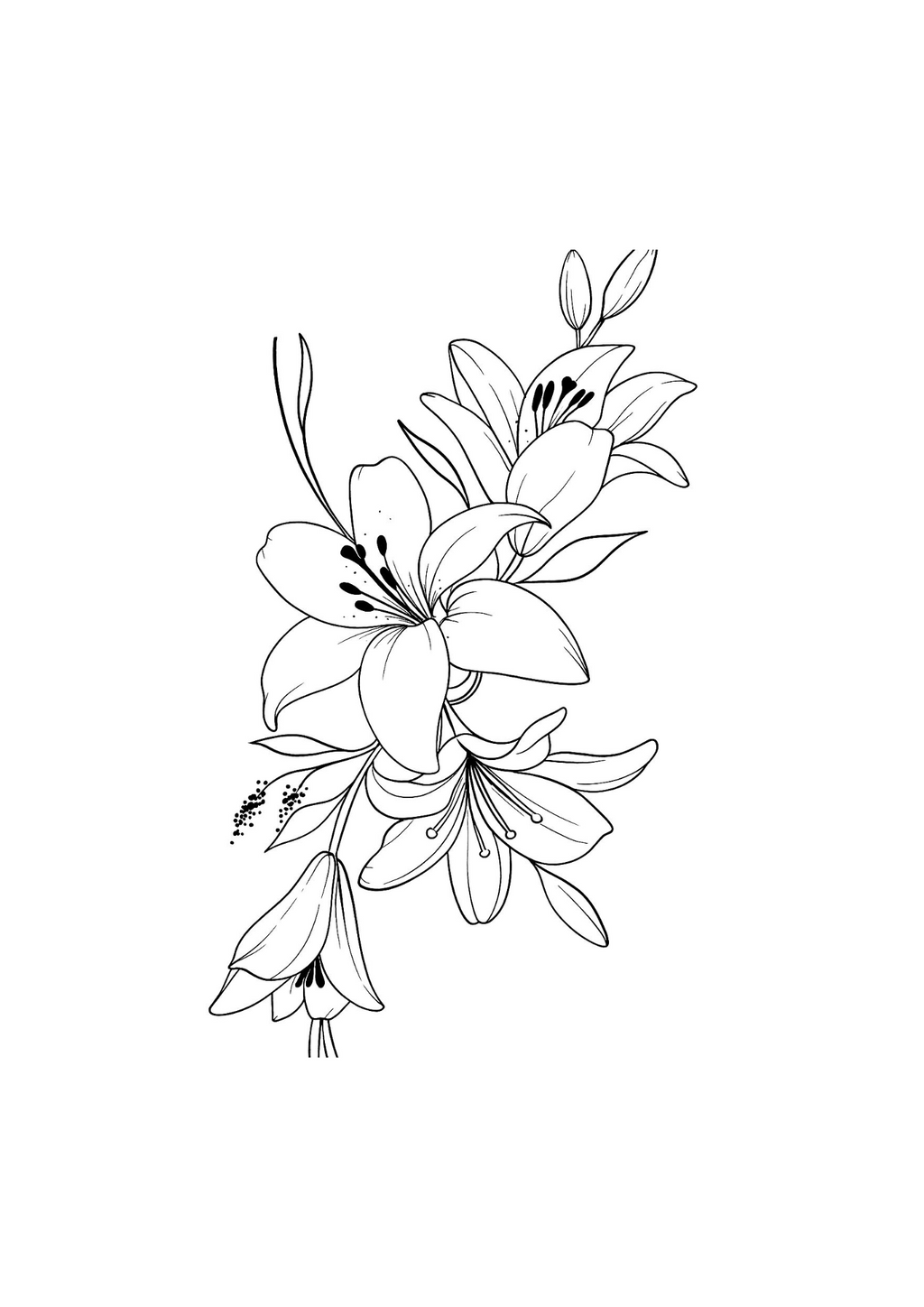 Vibrant Floral Coloring Set