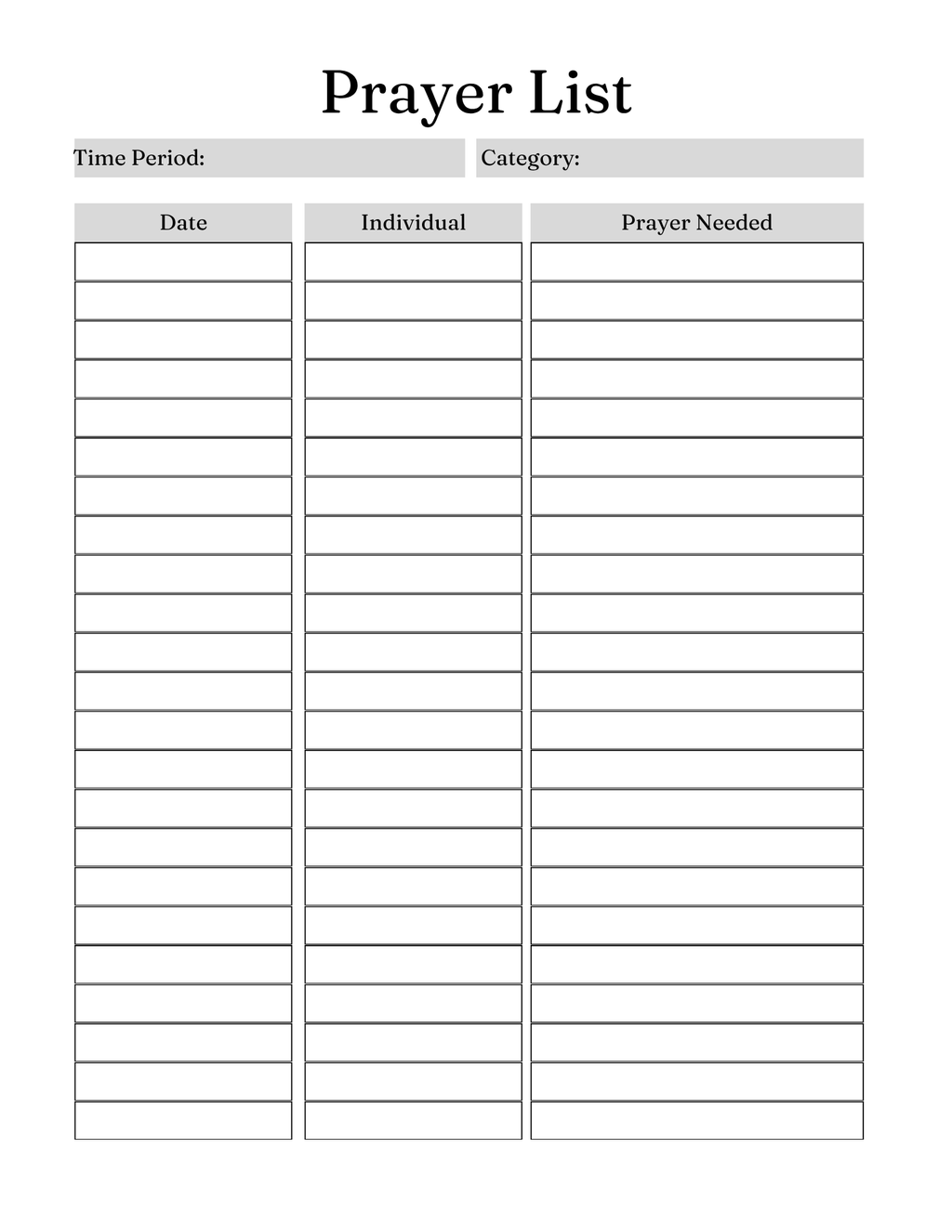 Serenity Prayer Journal