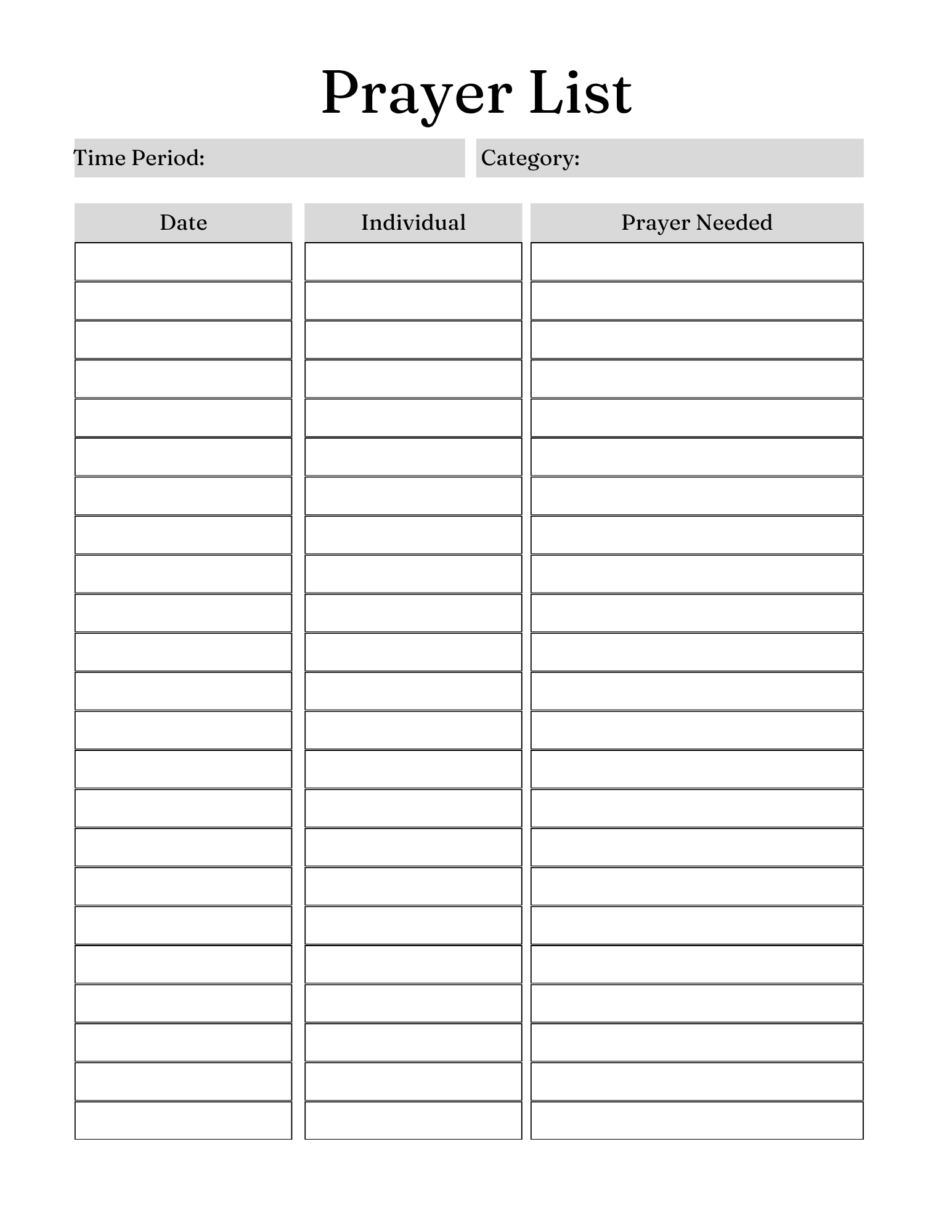 Serenity Prayer Journal