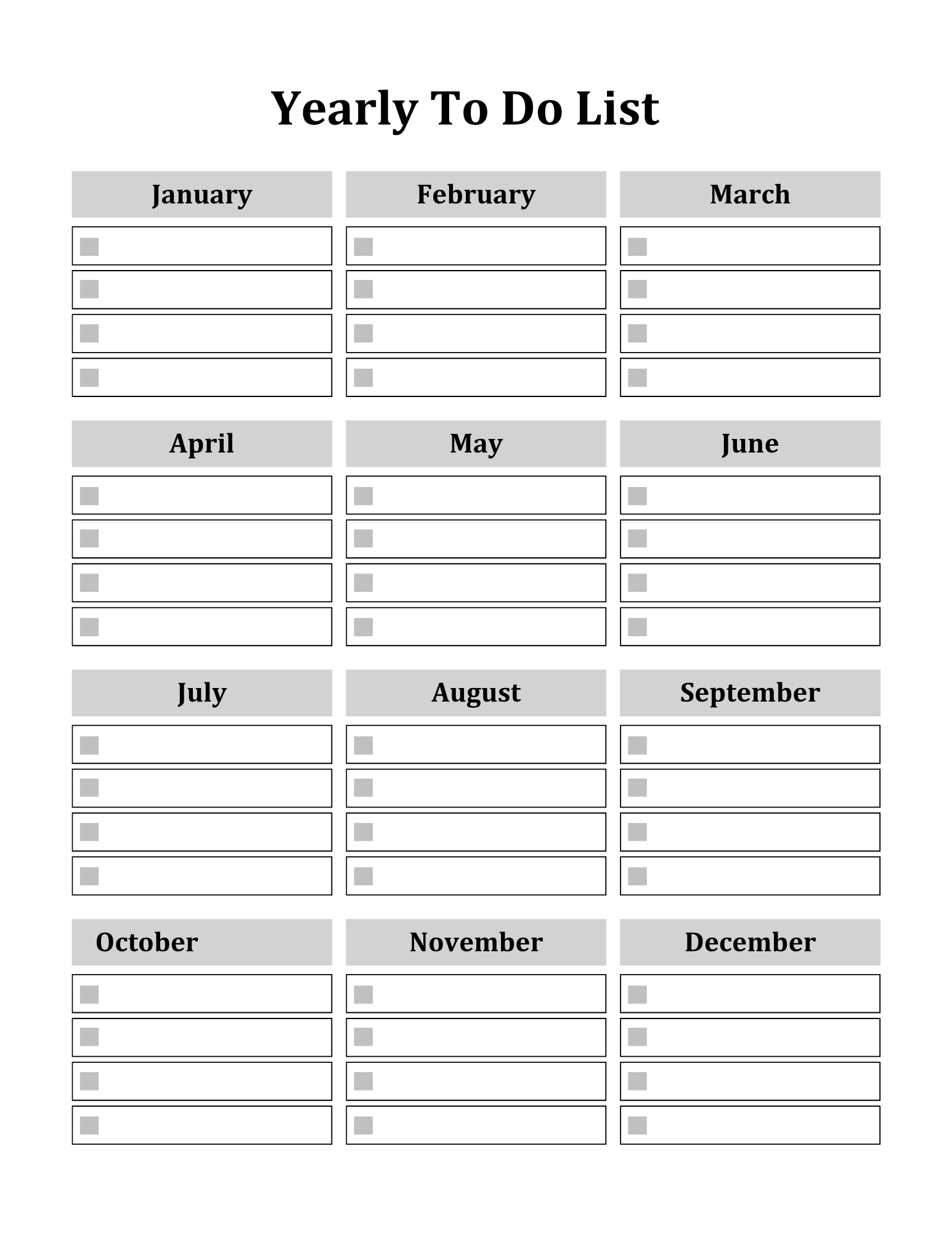 To Do List Bundle