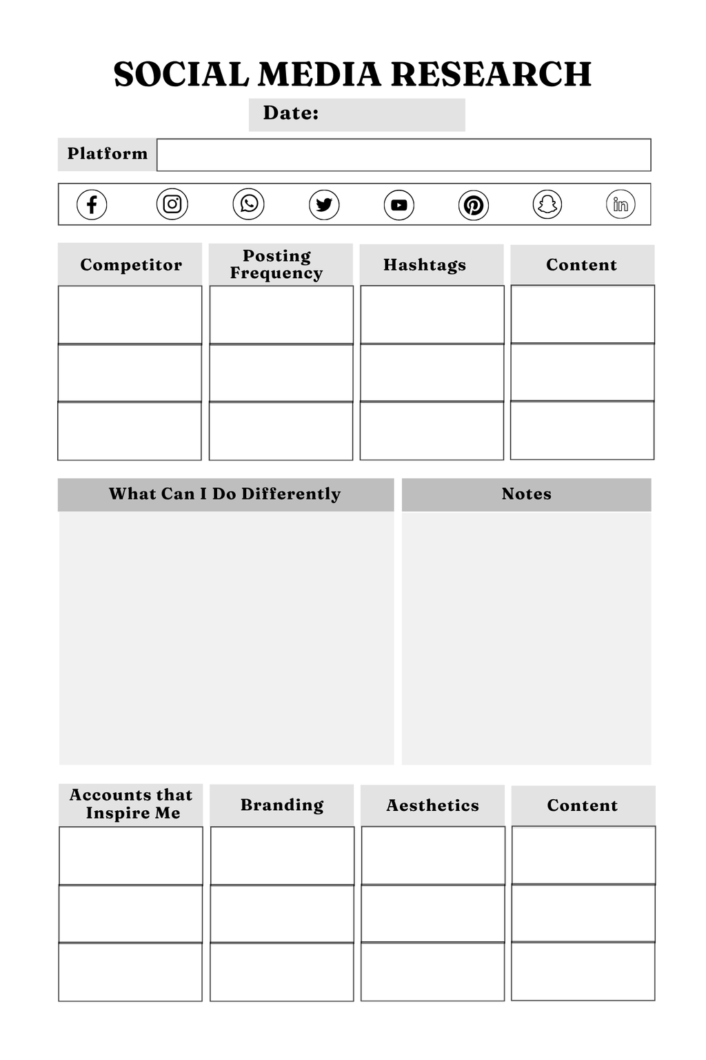 Ultimate Social Media Marketing Planner