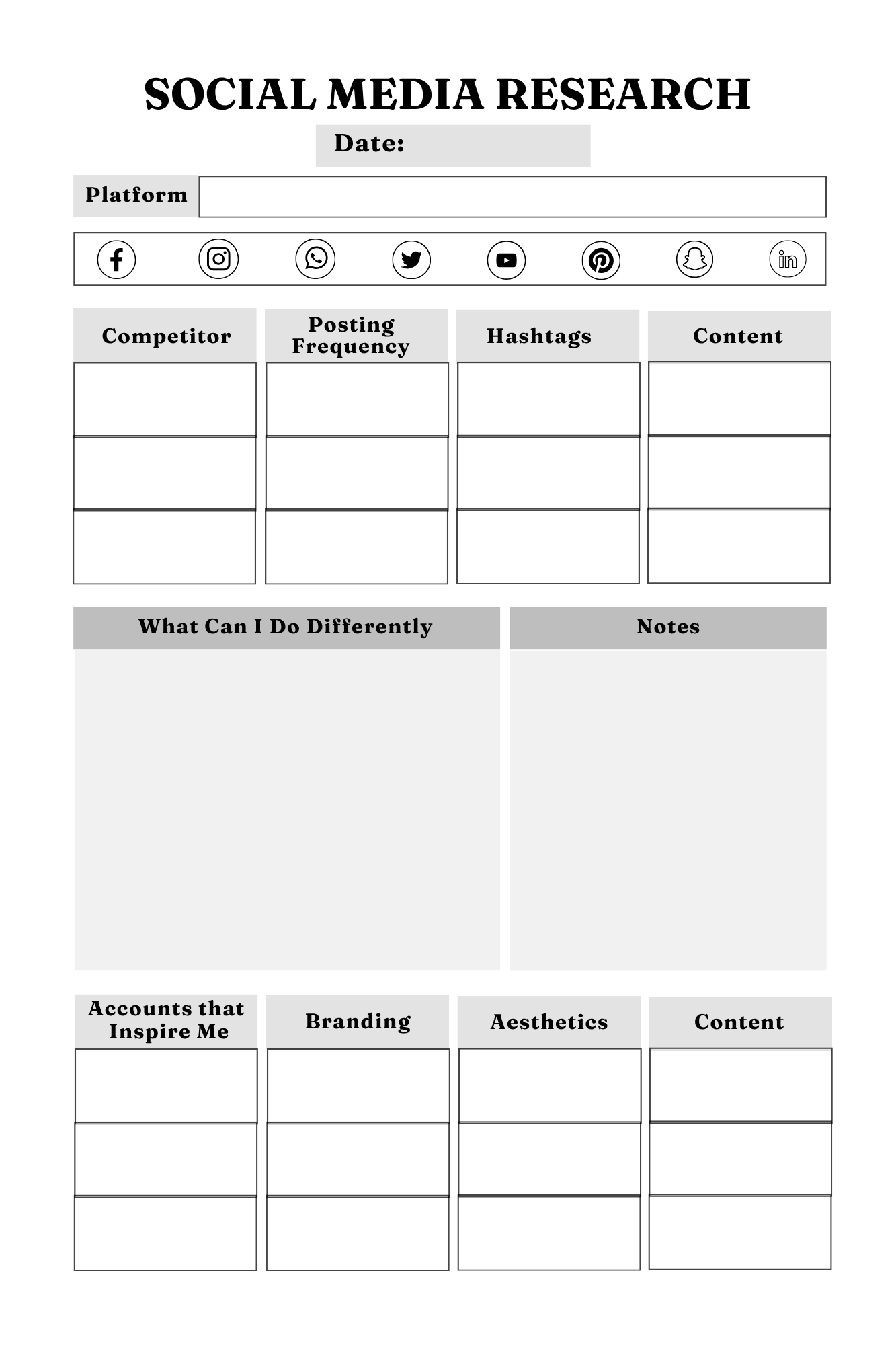 Ultimate Social Media Marketing Planner