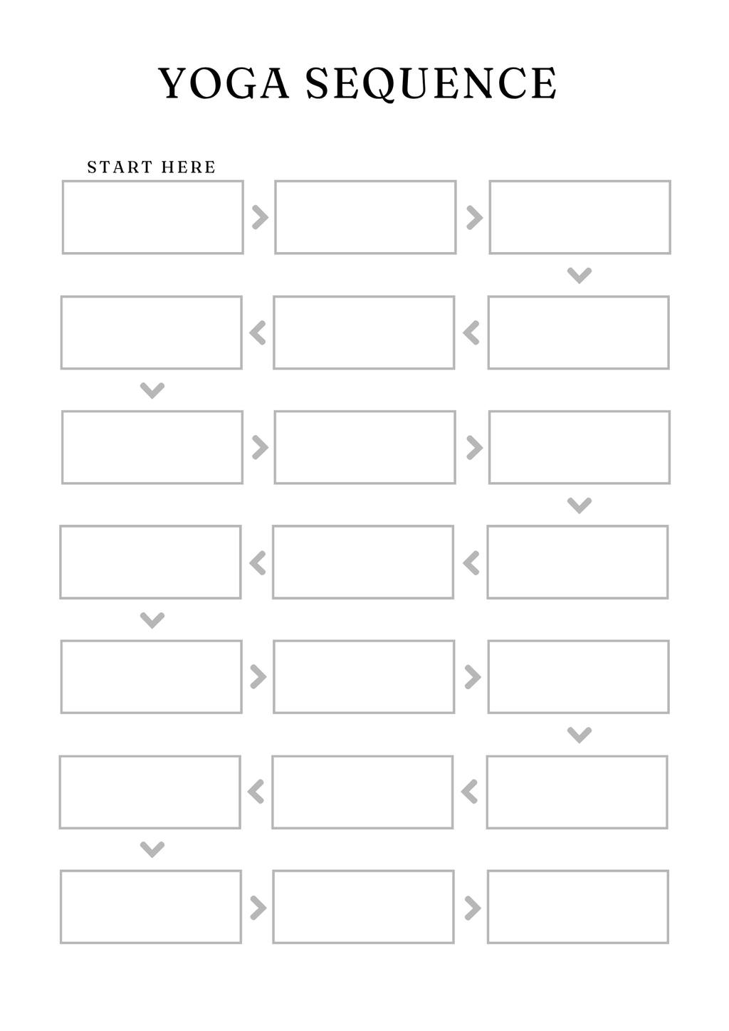 Serenity Yoga Planner