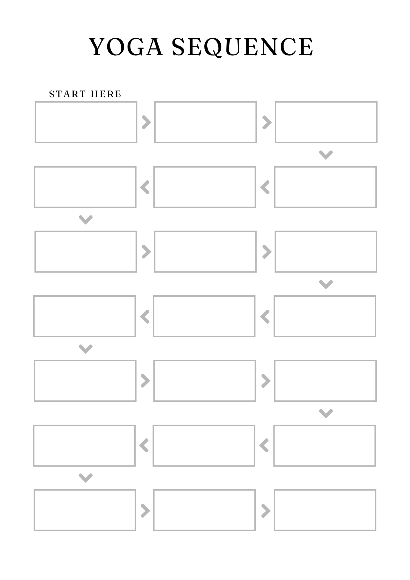 Serenity Yoga Planner