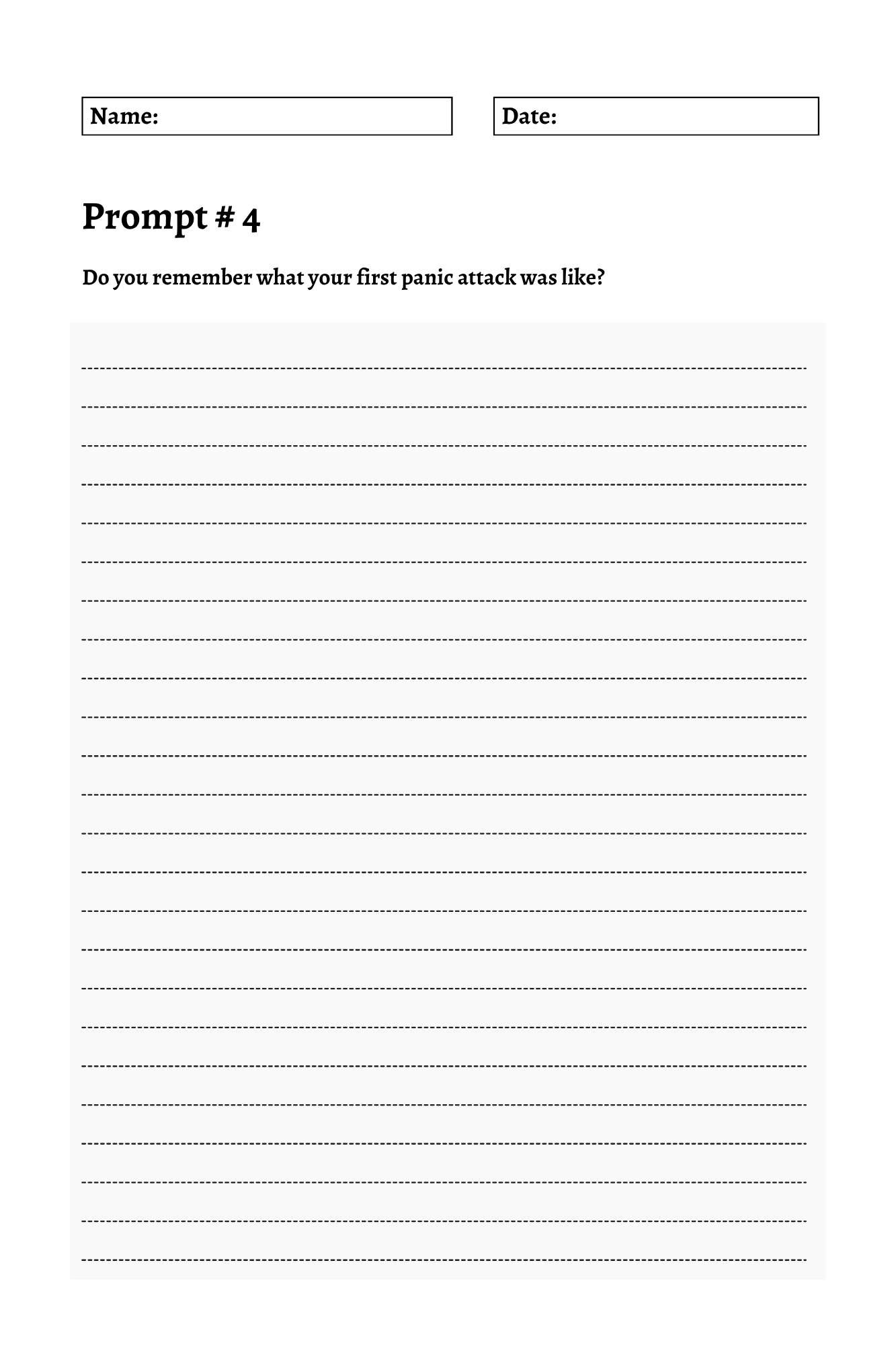 200 Mental Health Journey Prompts