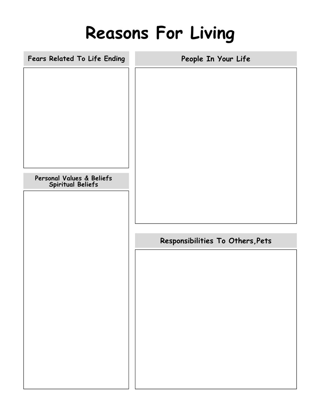 Safety Crisis Plan Journal 29 Pages of  Essential Tools