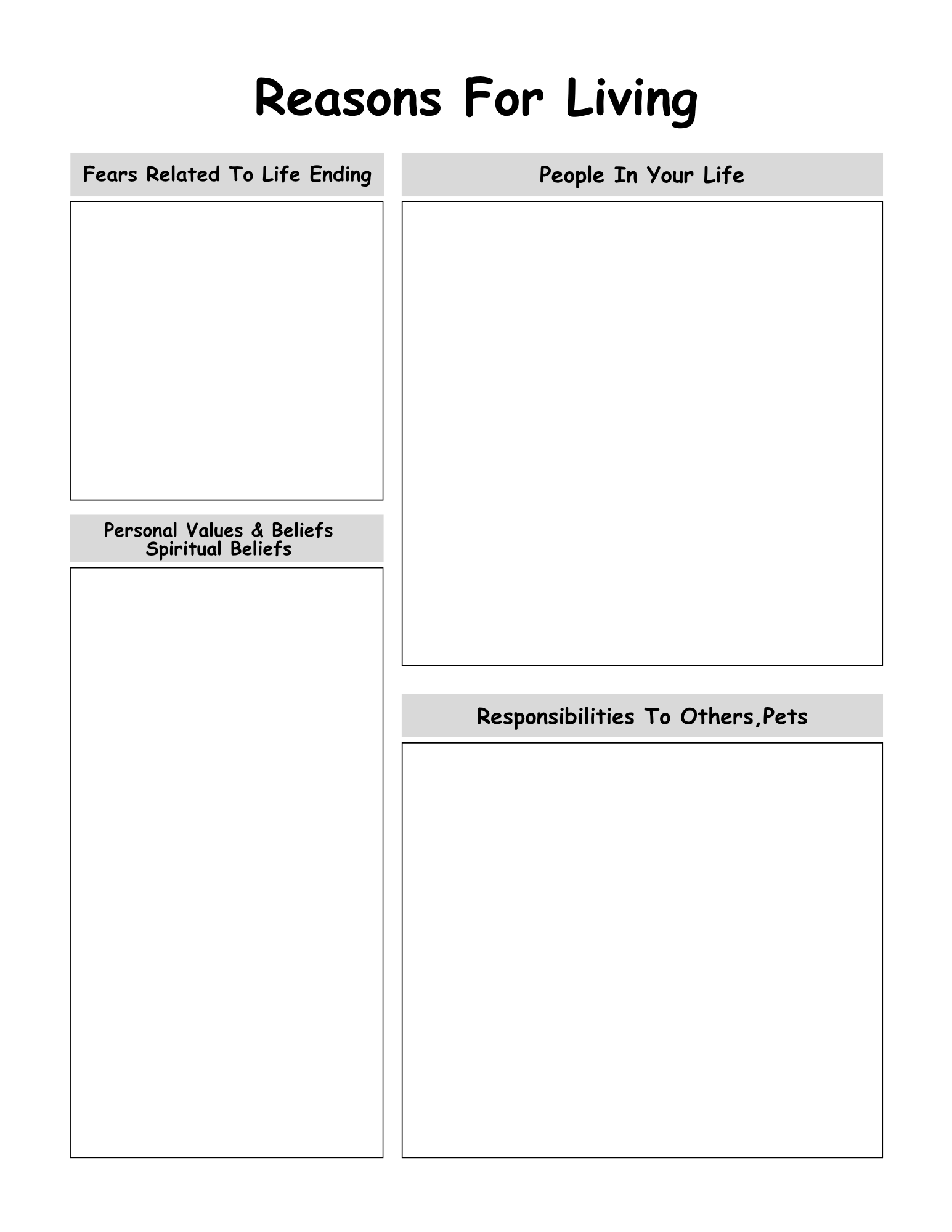 Safety Crisis Plan Journal 29 Pages of  Essential Tools