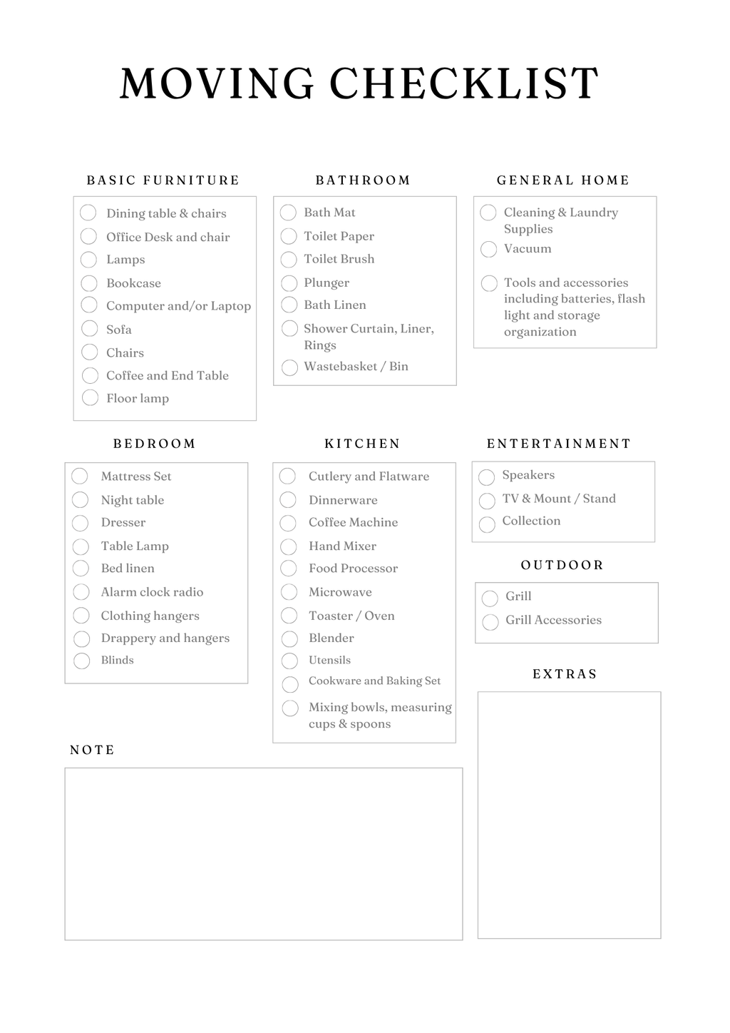 Ultimate Relocation Planner