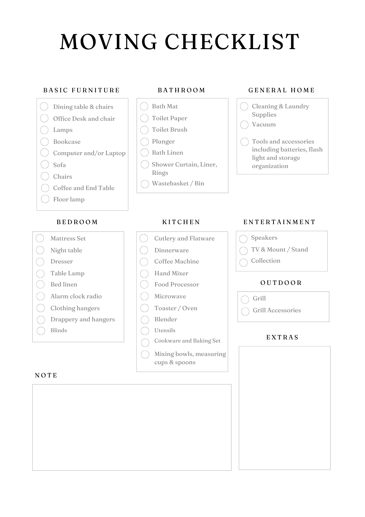 Ultimate Relocation Planner