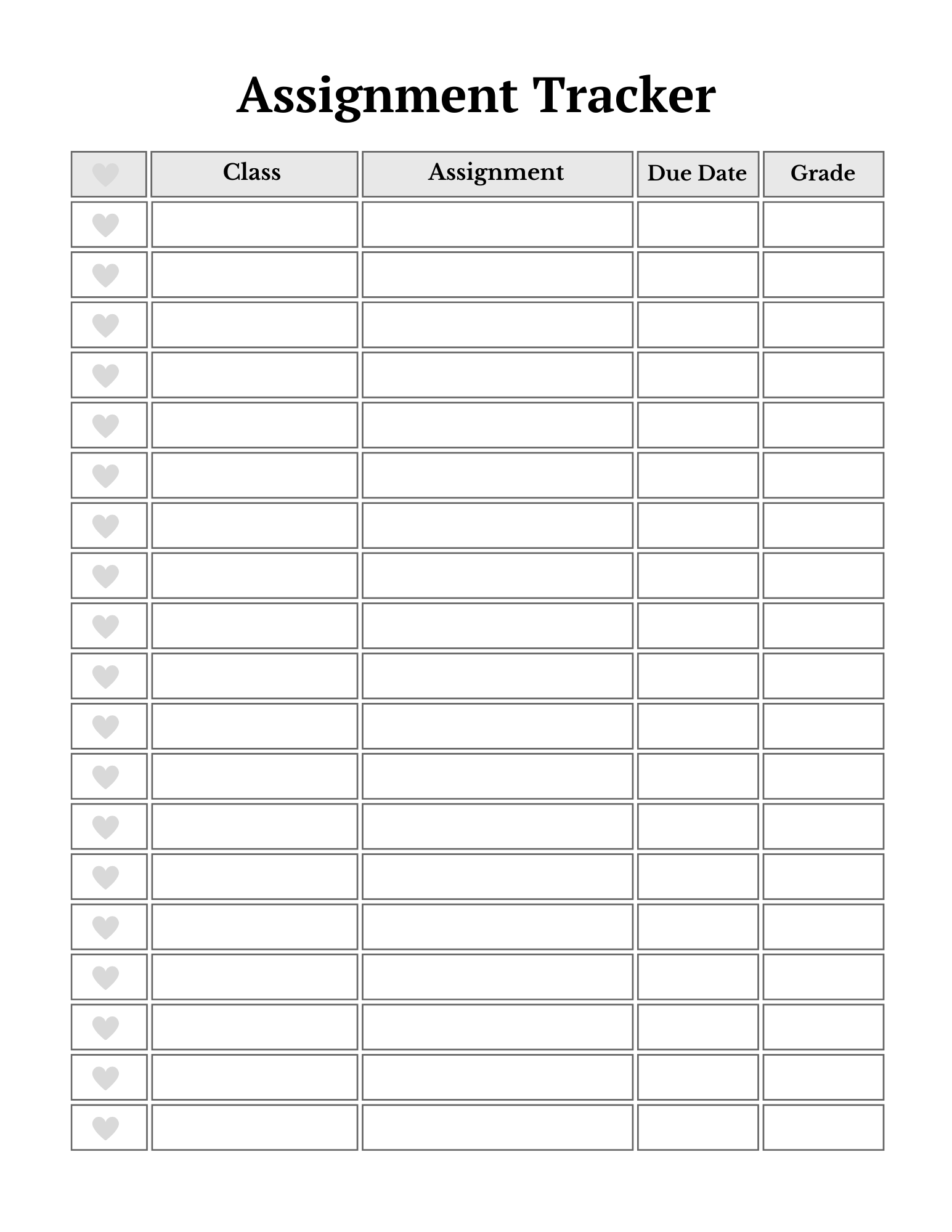 College Planner (Copy)