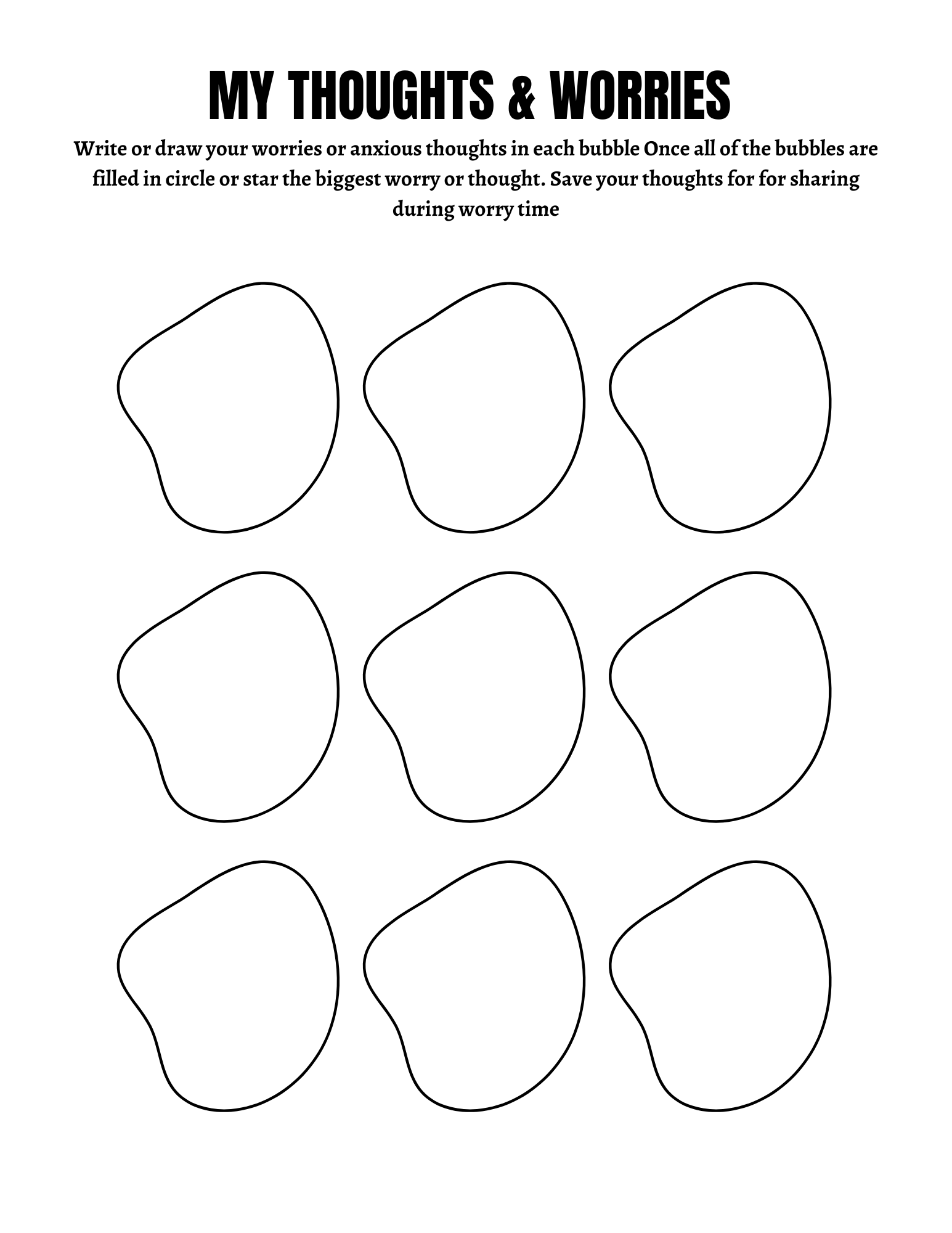 Self Control Activity Book