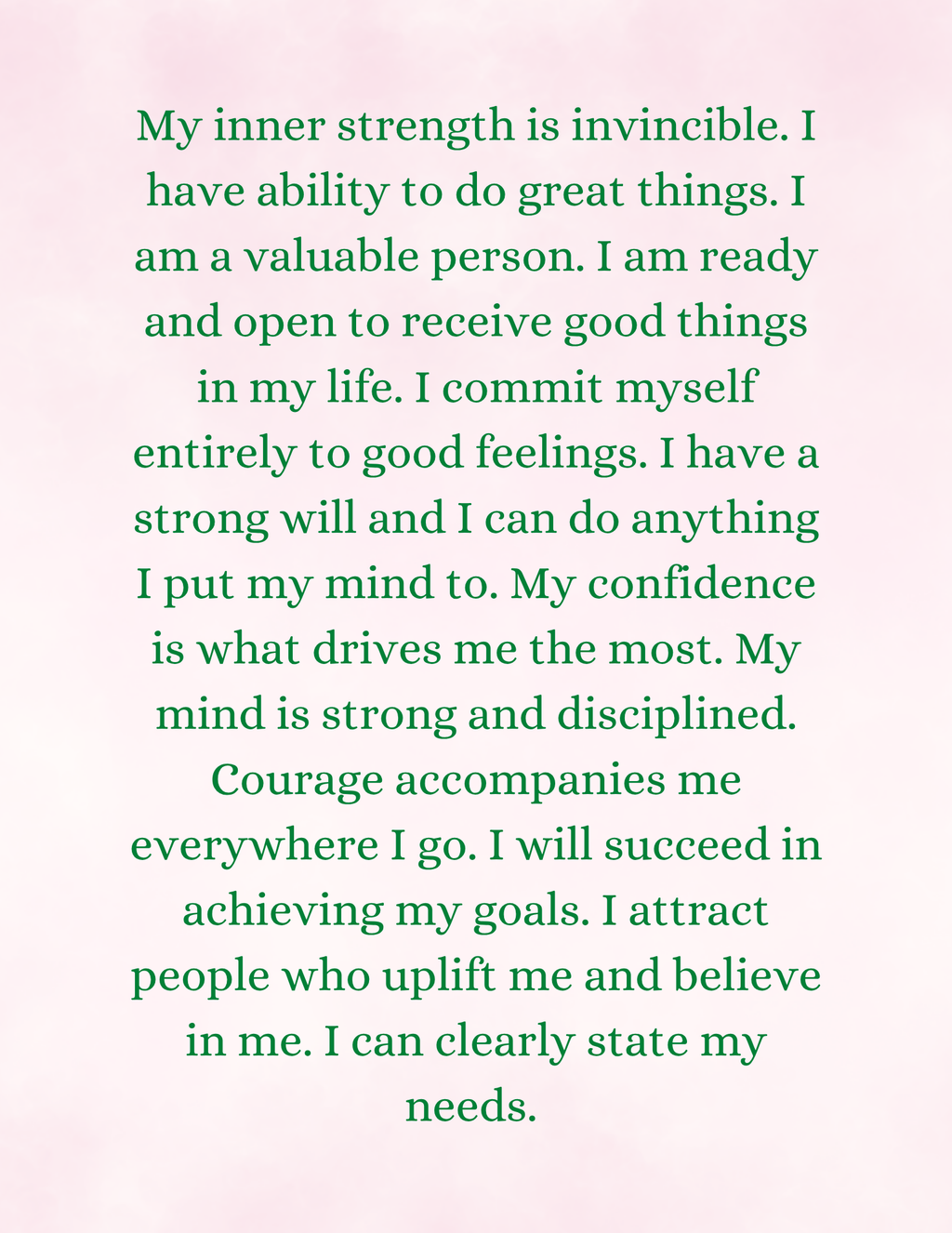 1000 Positive Affirmation for Women