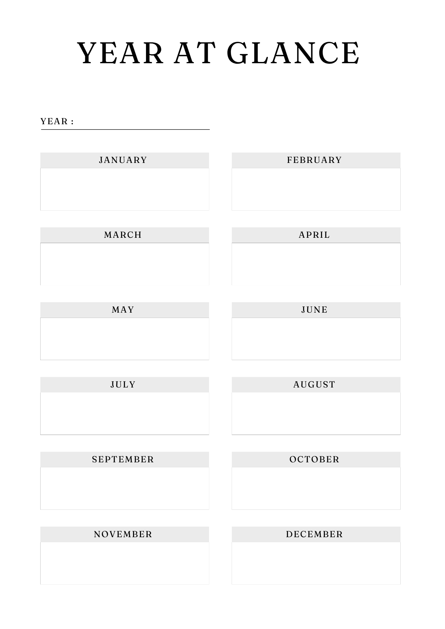 Household Management Planner