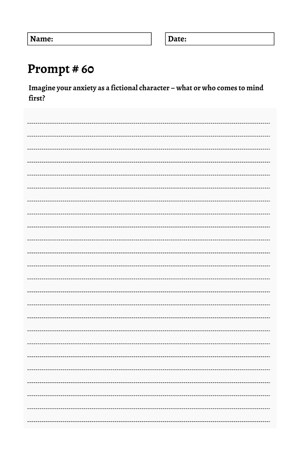 200 Mental Health Journey Prompts