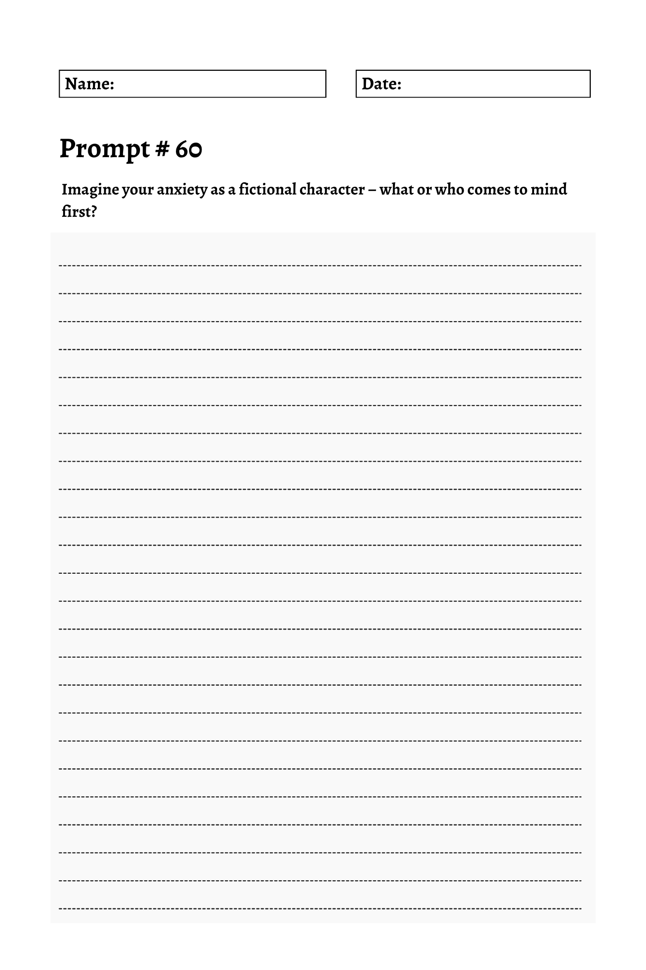 200 Mental Health Journey Prompts