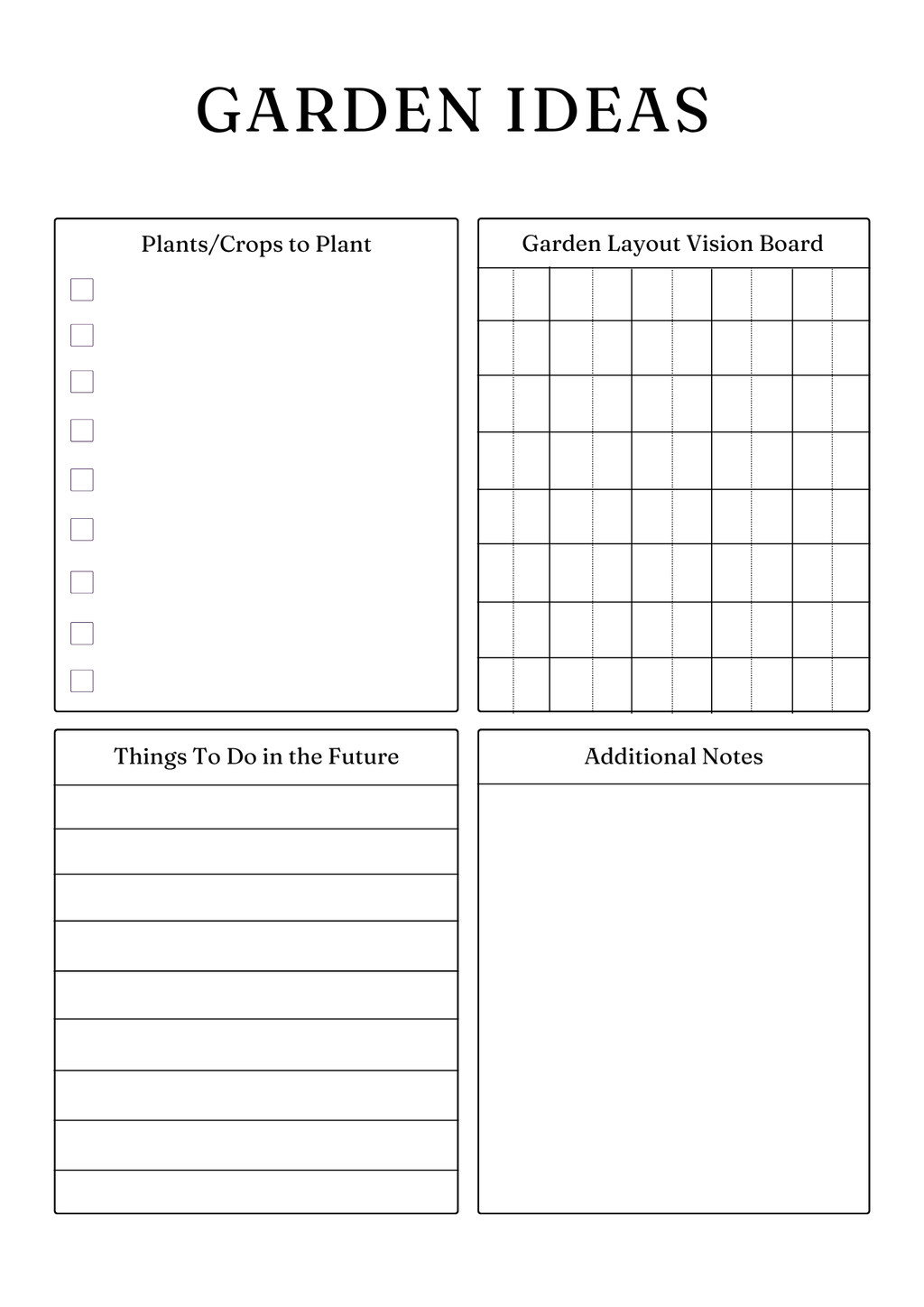 Household Management Planner