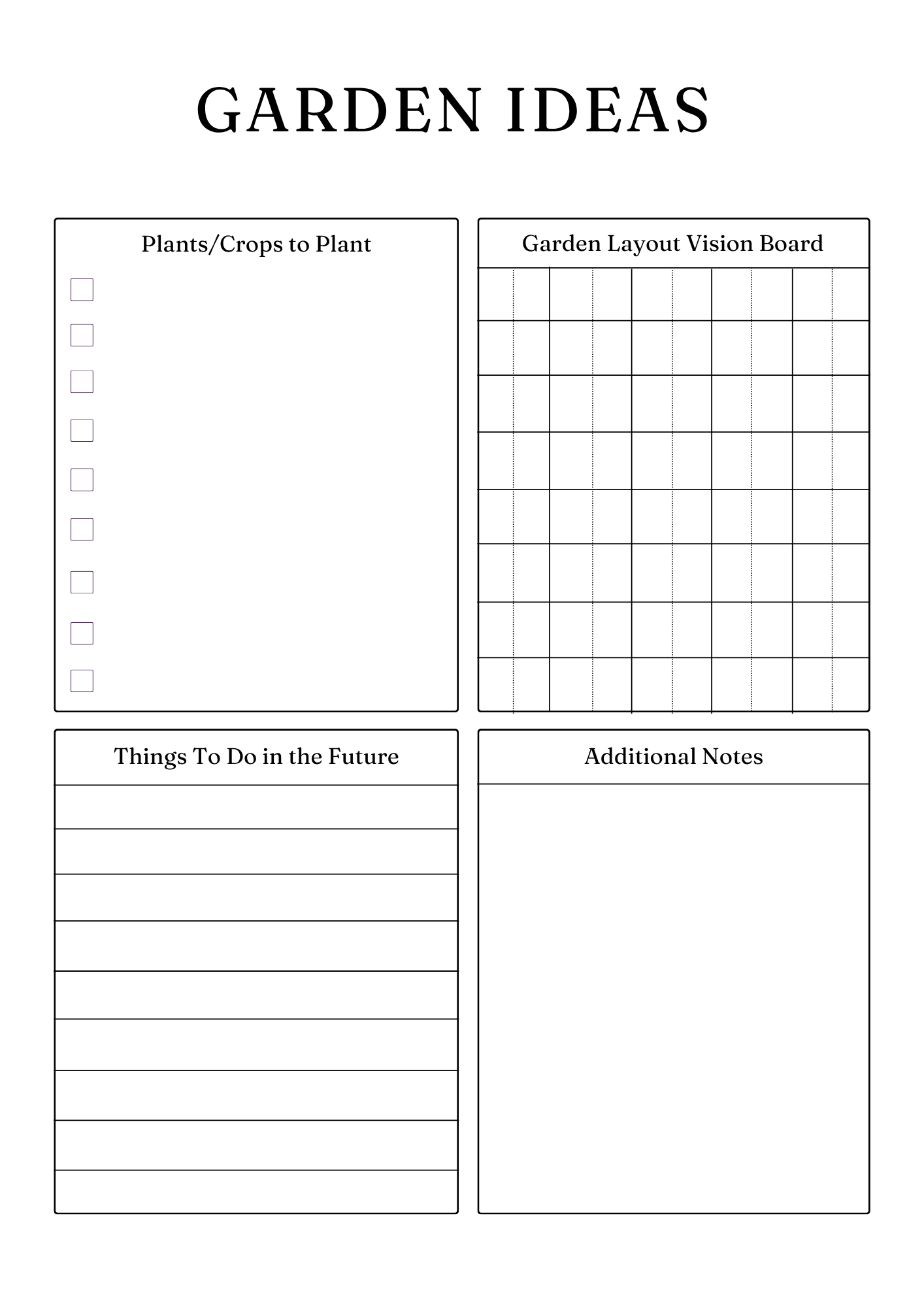 Household Management Planner