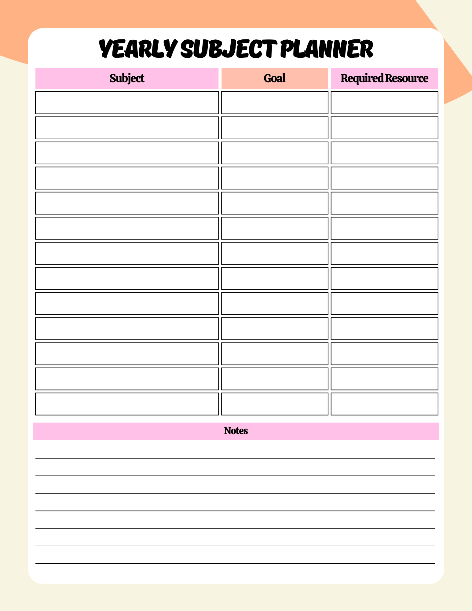 Comprehensive Homeschool Planner