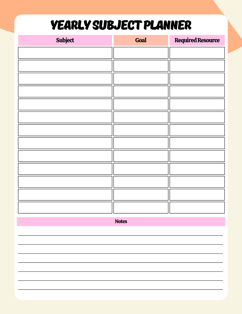Comprehensive Homeschool Planner