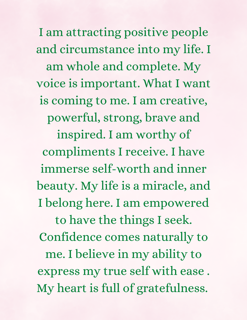 1000 Positive Affirmation for Women