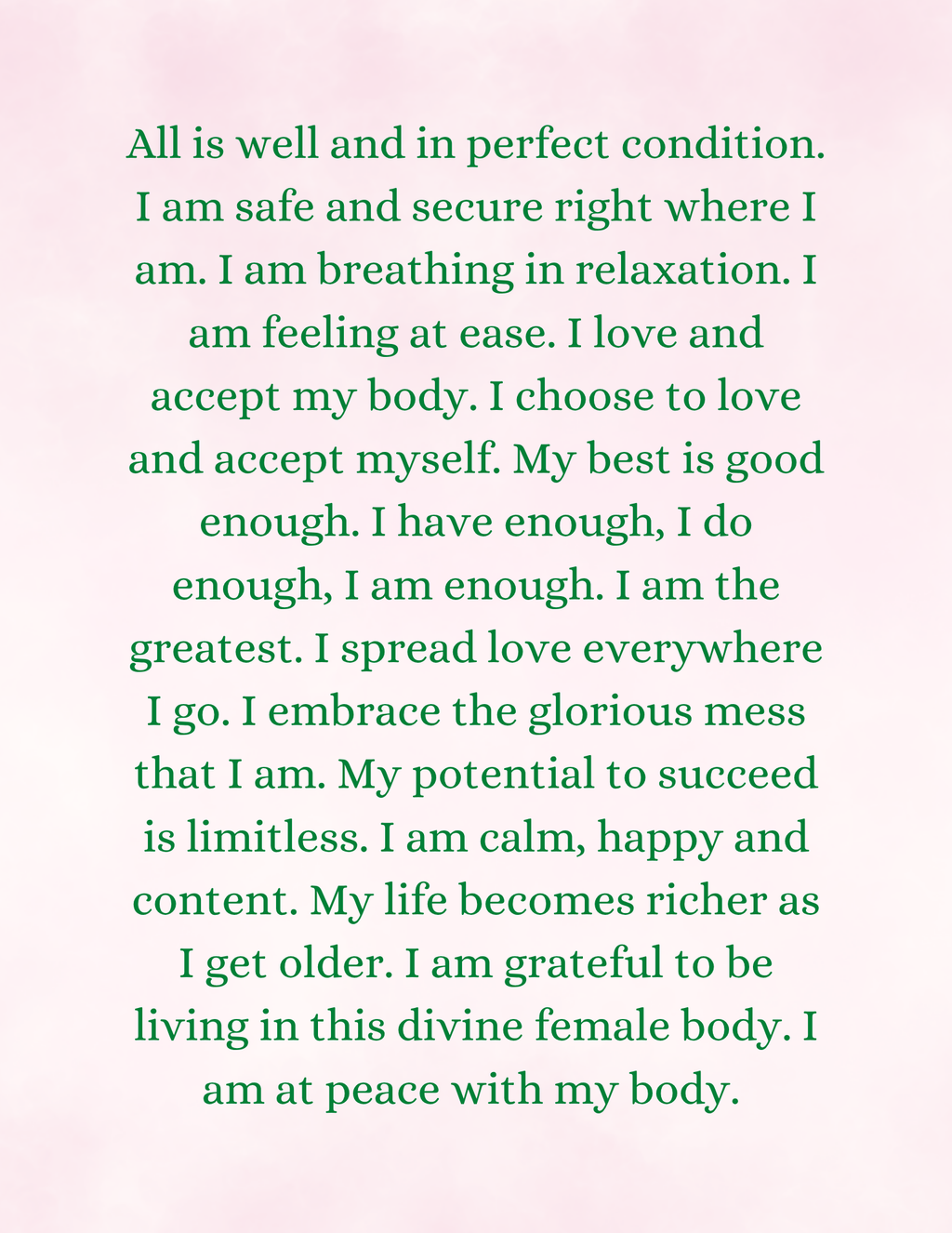 1000 Positive Affirmation for Women
