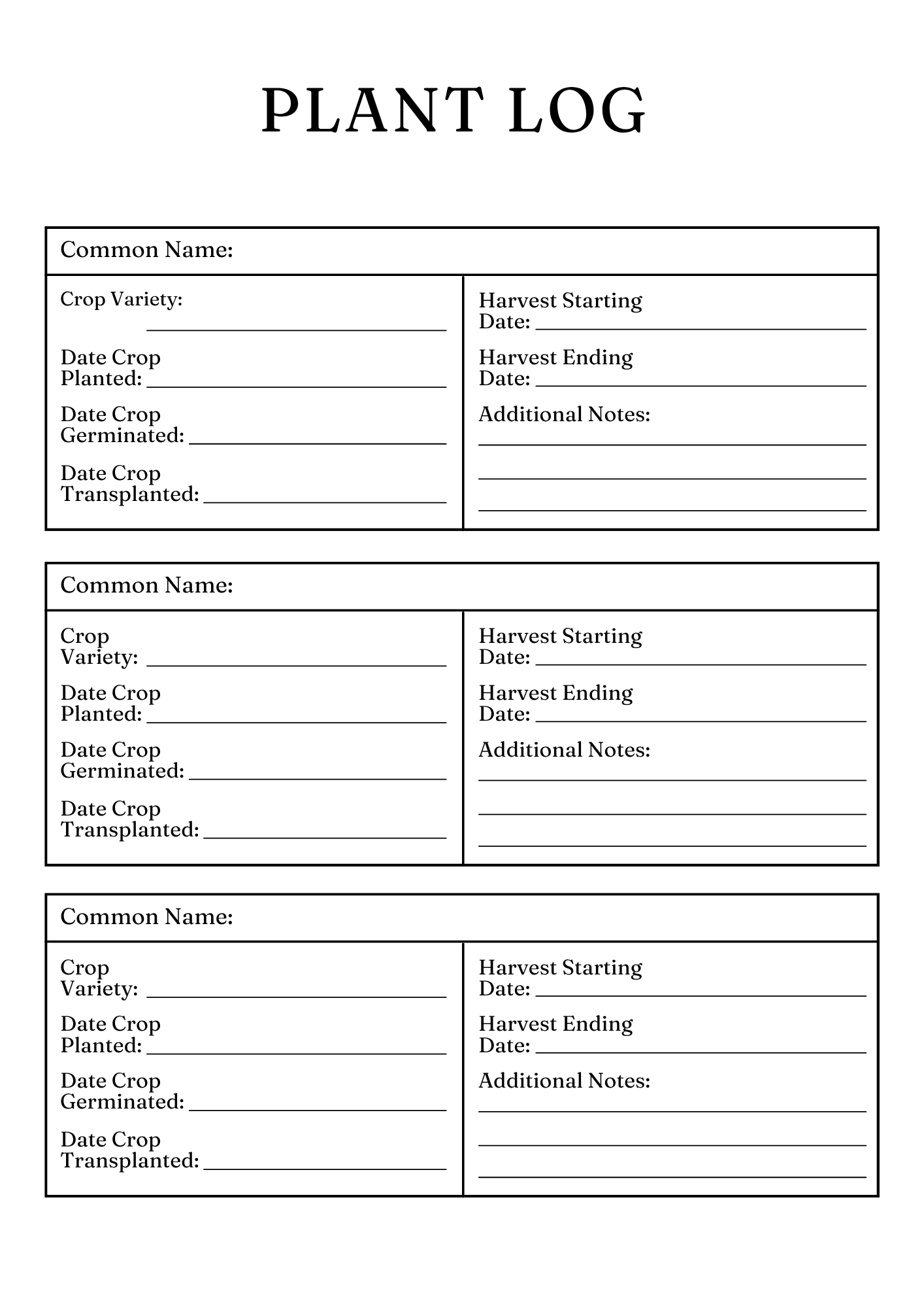 Household Management Planner