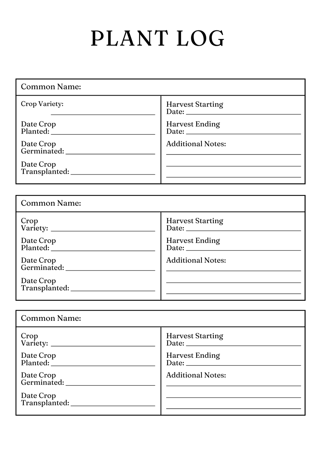 Household Management Planner