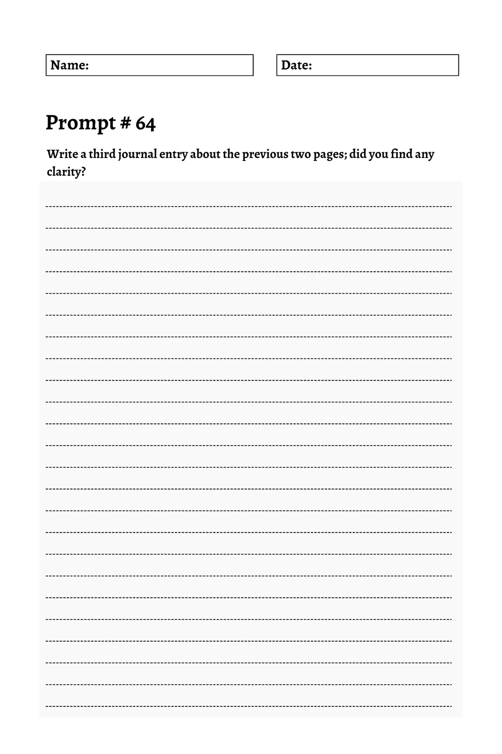 200 Mental Health Journey Prompts