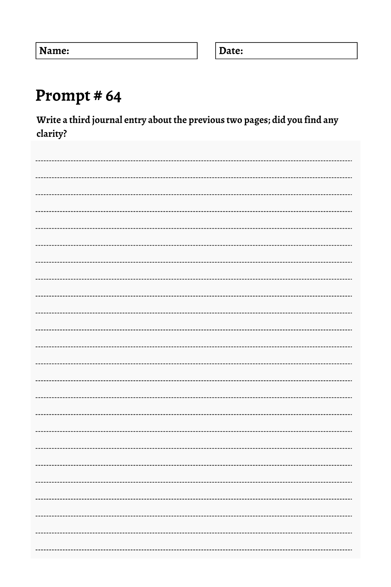 200 Mental Health Journey Prompts