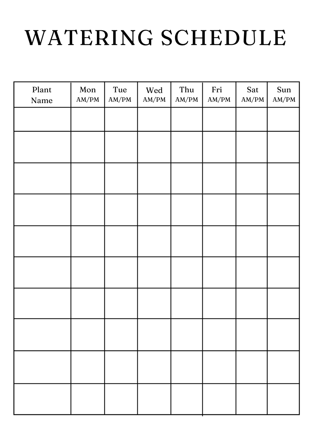 Household Management Planner