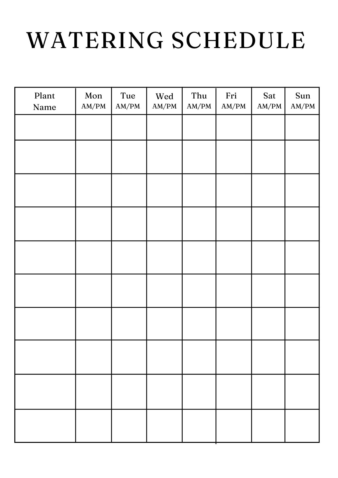 Household Management Planner