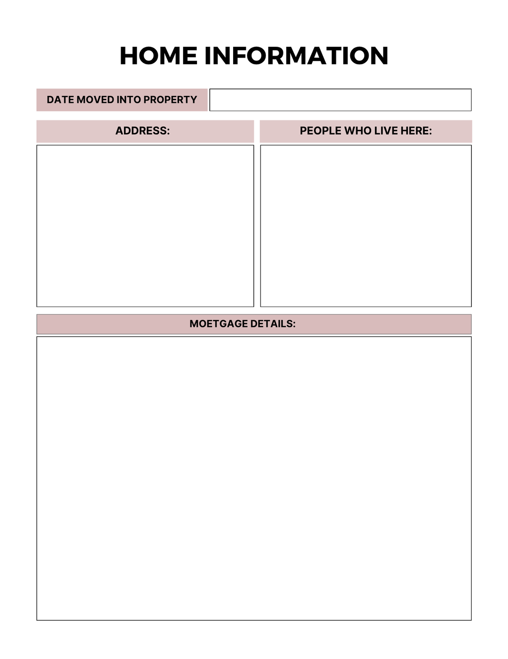 Home Maintenance Planner