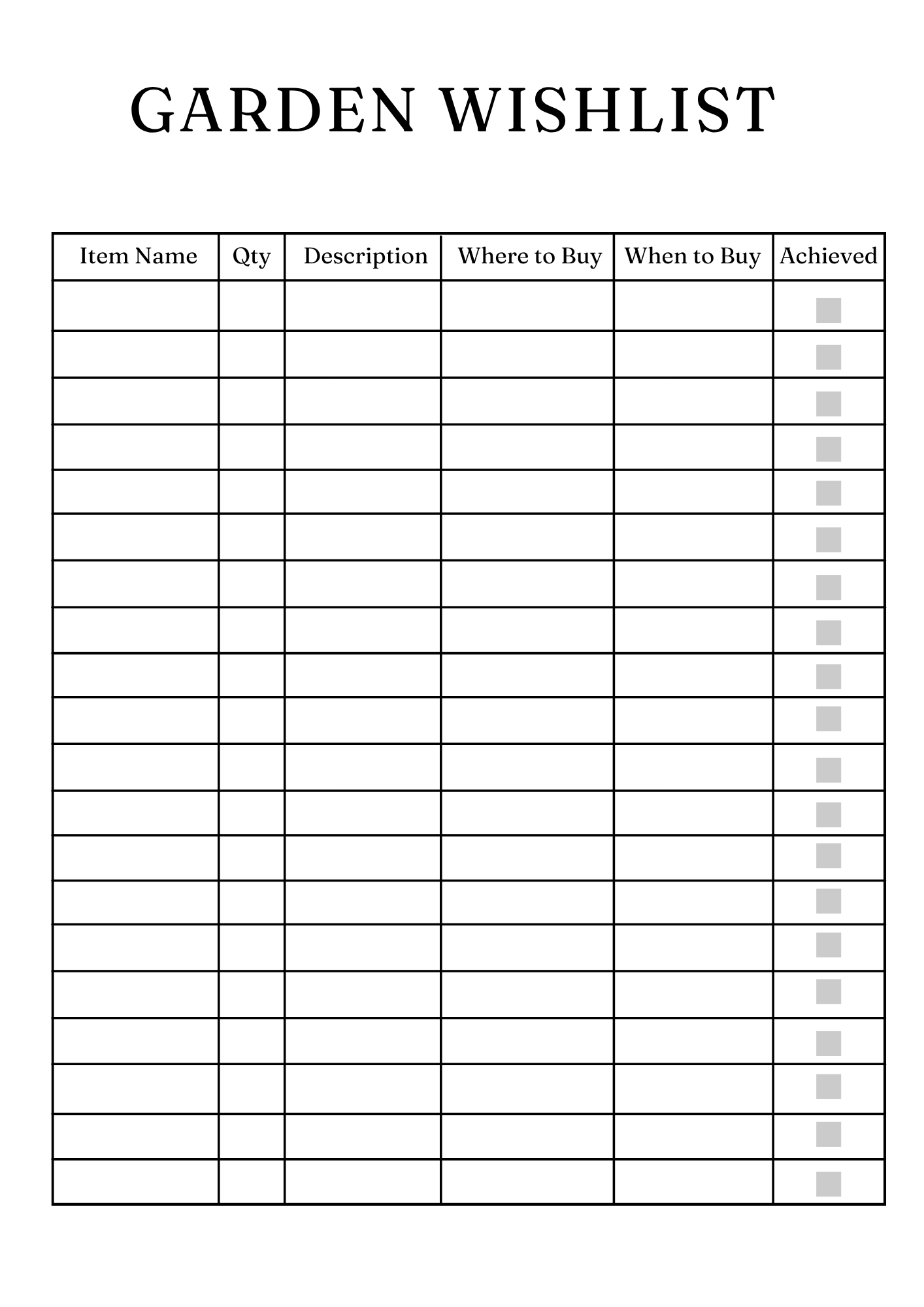 Household Management Planner