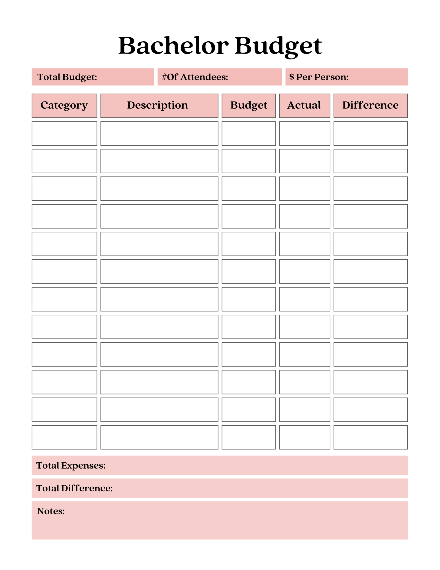 Bachelor Party Planner