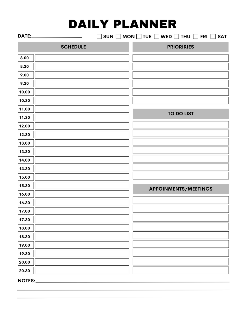 Office Tasks Planner