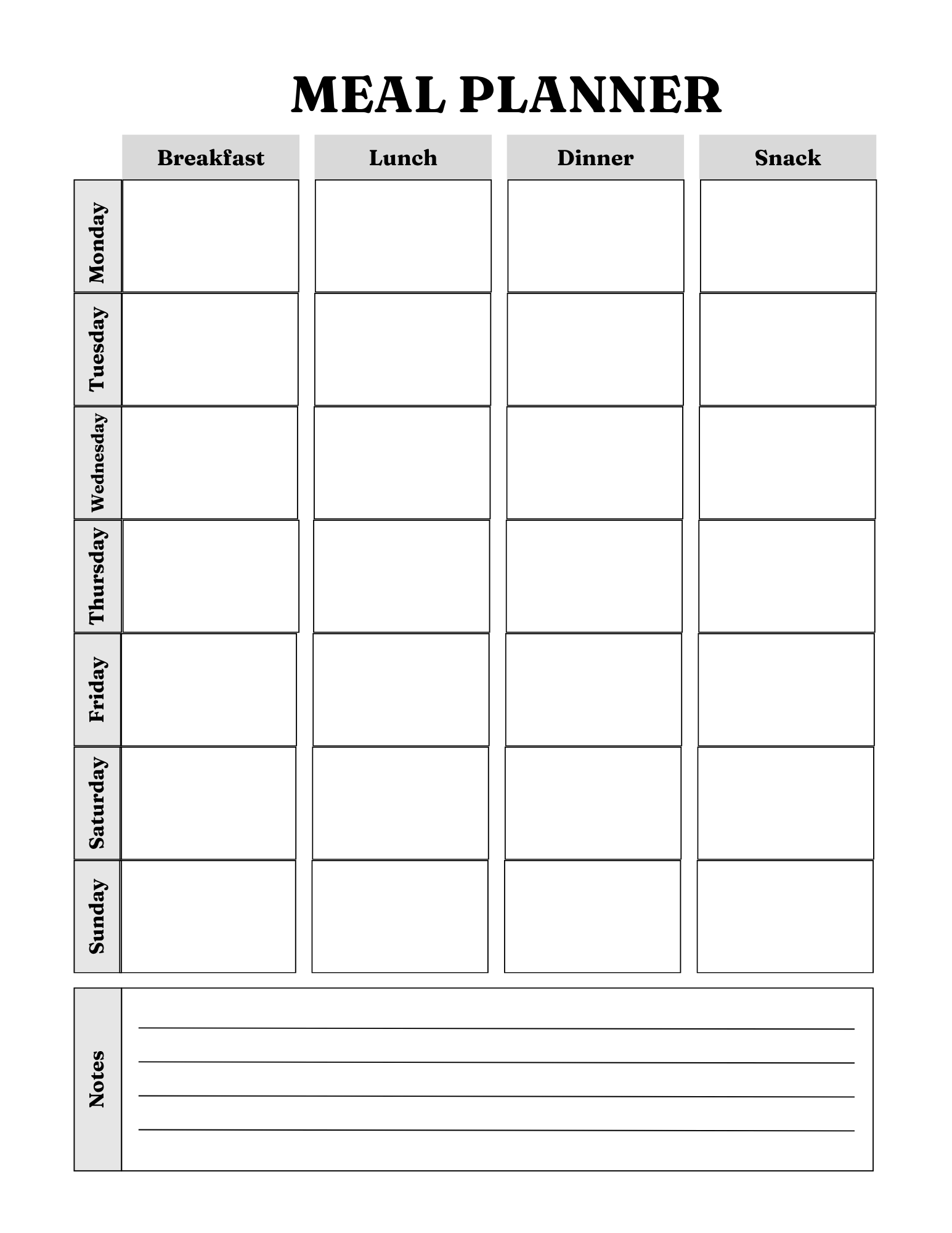 ADHD Wellness Planner