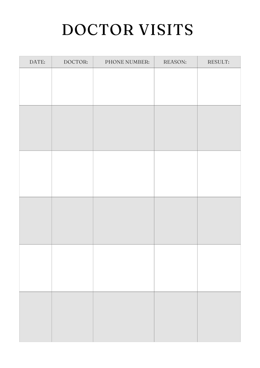 Comprehensive Medical Planner