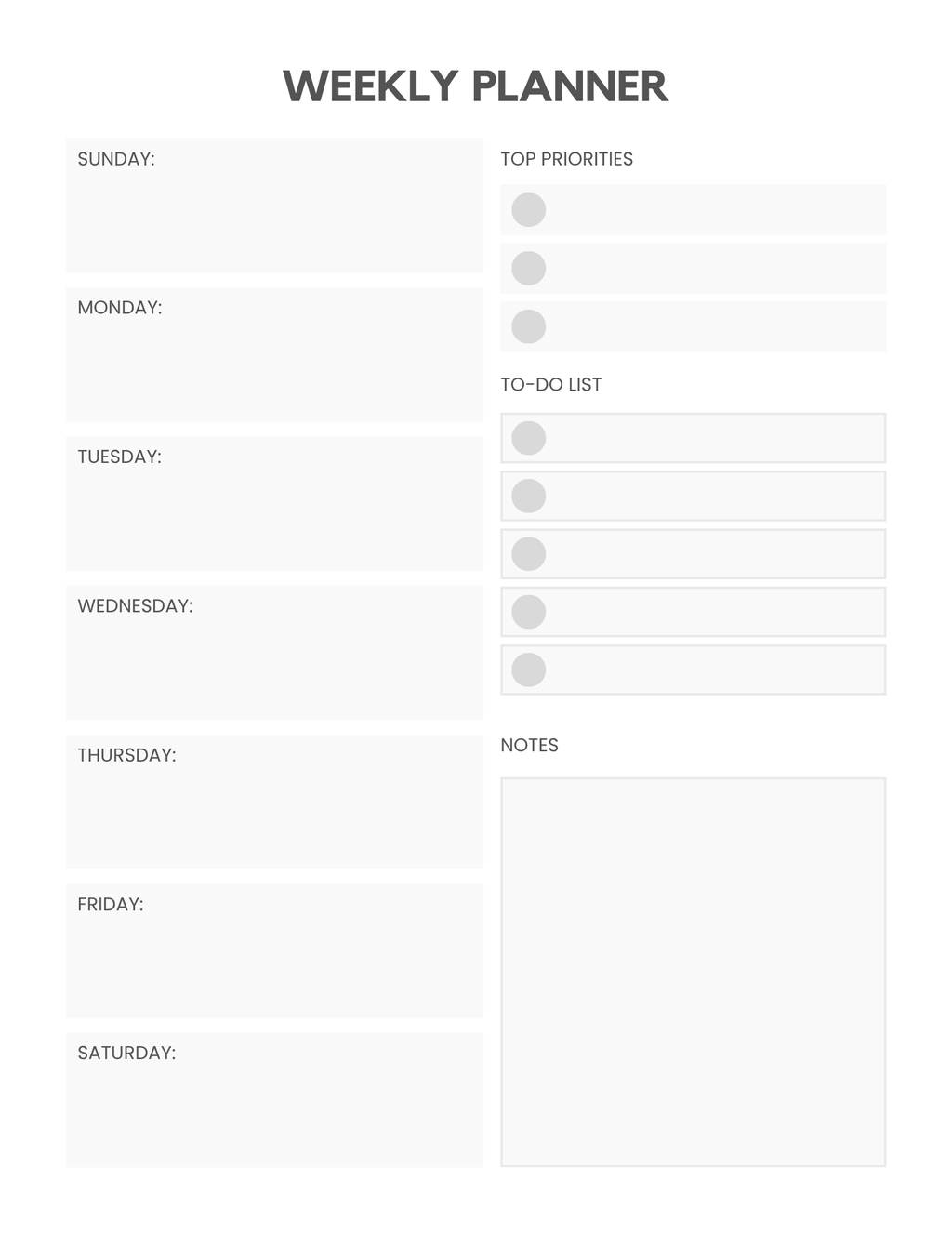 Small Business Planner