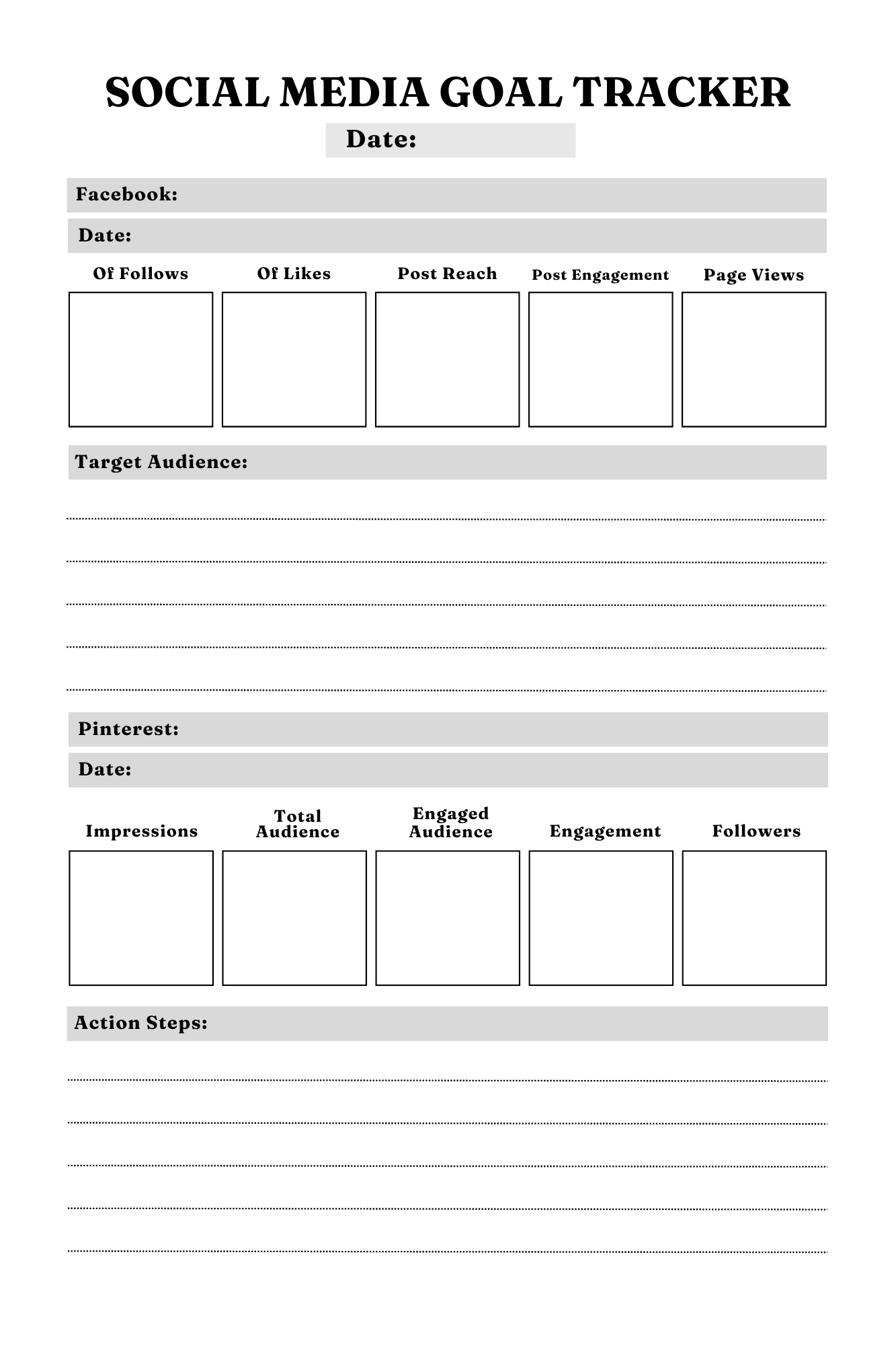 Ultimate Social Media Marketing Planner