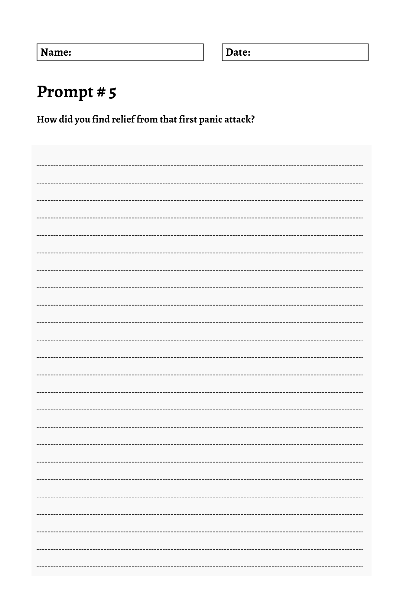 200 Mental Health Journey Prompts